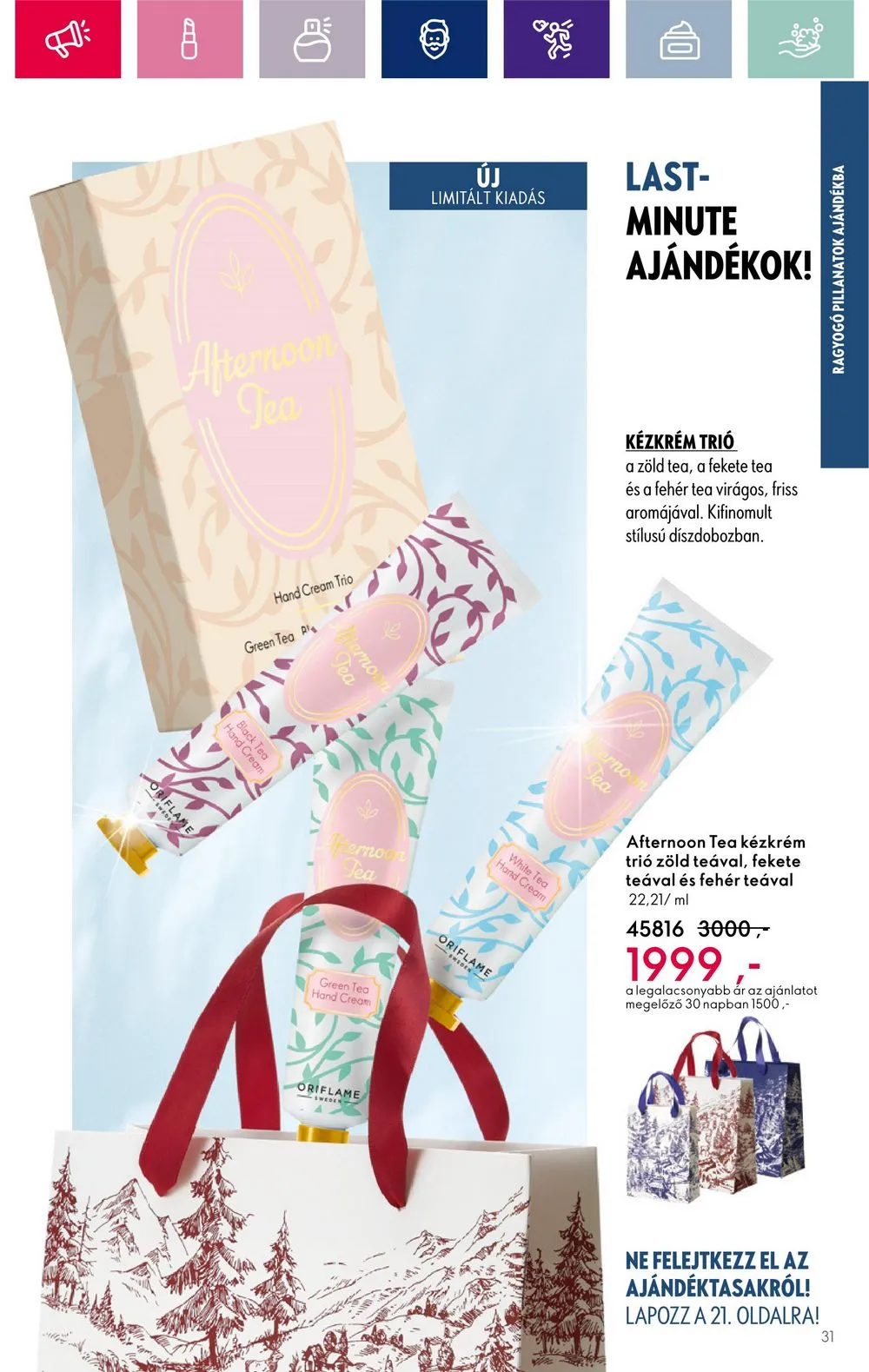 Oriflame akciós újság 12.06–12.27 – 31. oldal