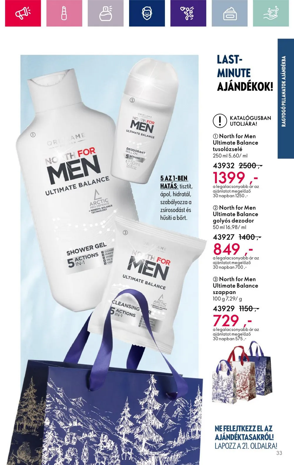 Oriflame akciós újság 12.06–12.27 – 33. oldal