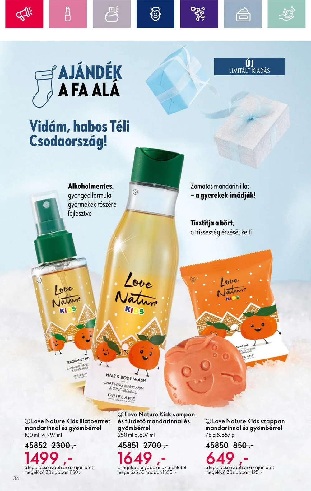 Oriflame akciós újság 12.06–12.27 – 36. oldal