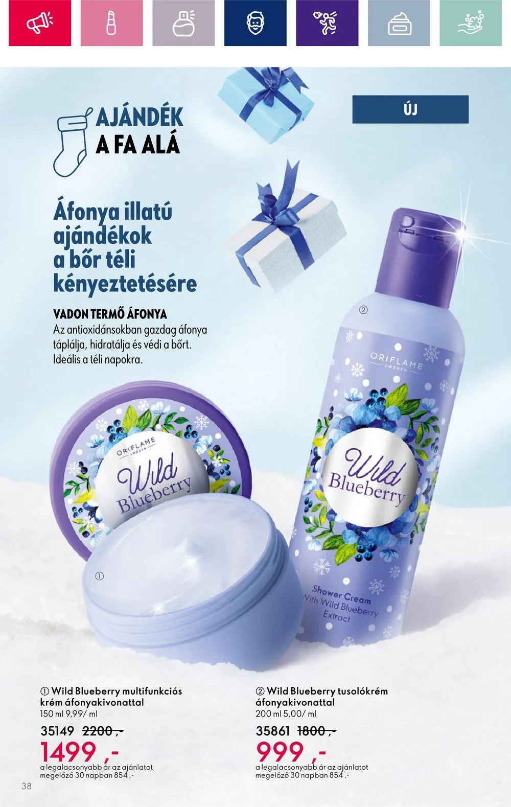 Oriflame akciós újság 12.06–12.27 – 38. oldal