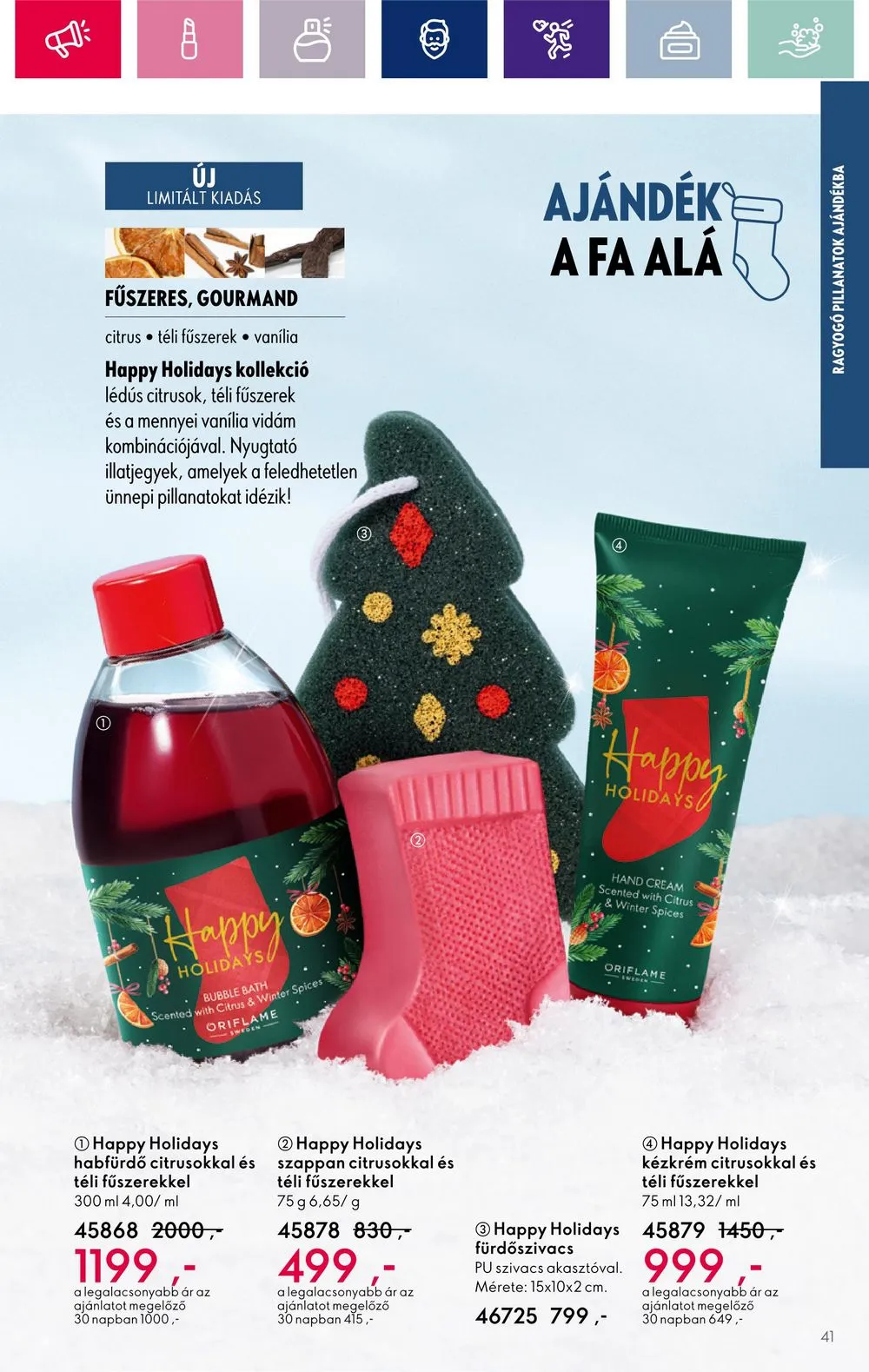 Oriflame akciós újság 12.06–12.27 – 41. oldal