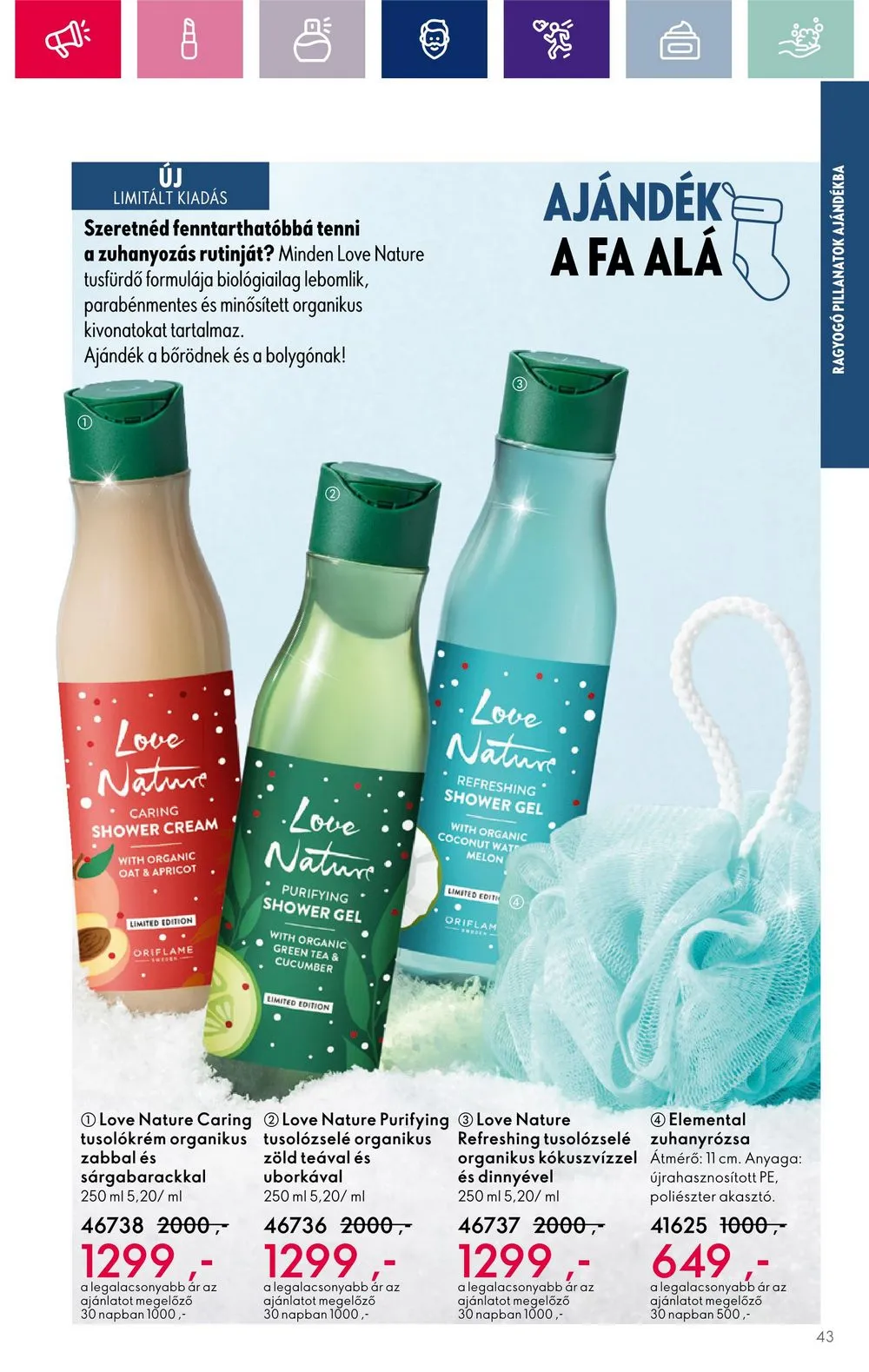 Oriflame akciós újság 12.06–12.27 – 43. oldal