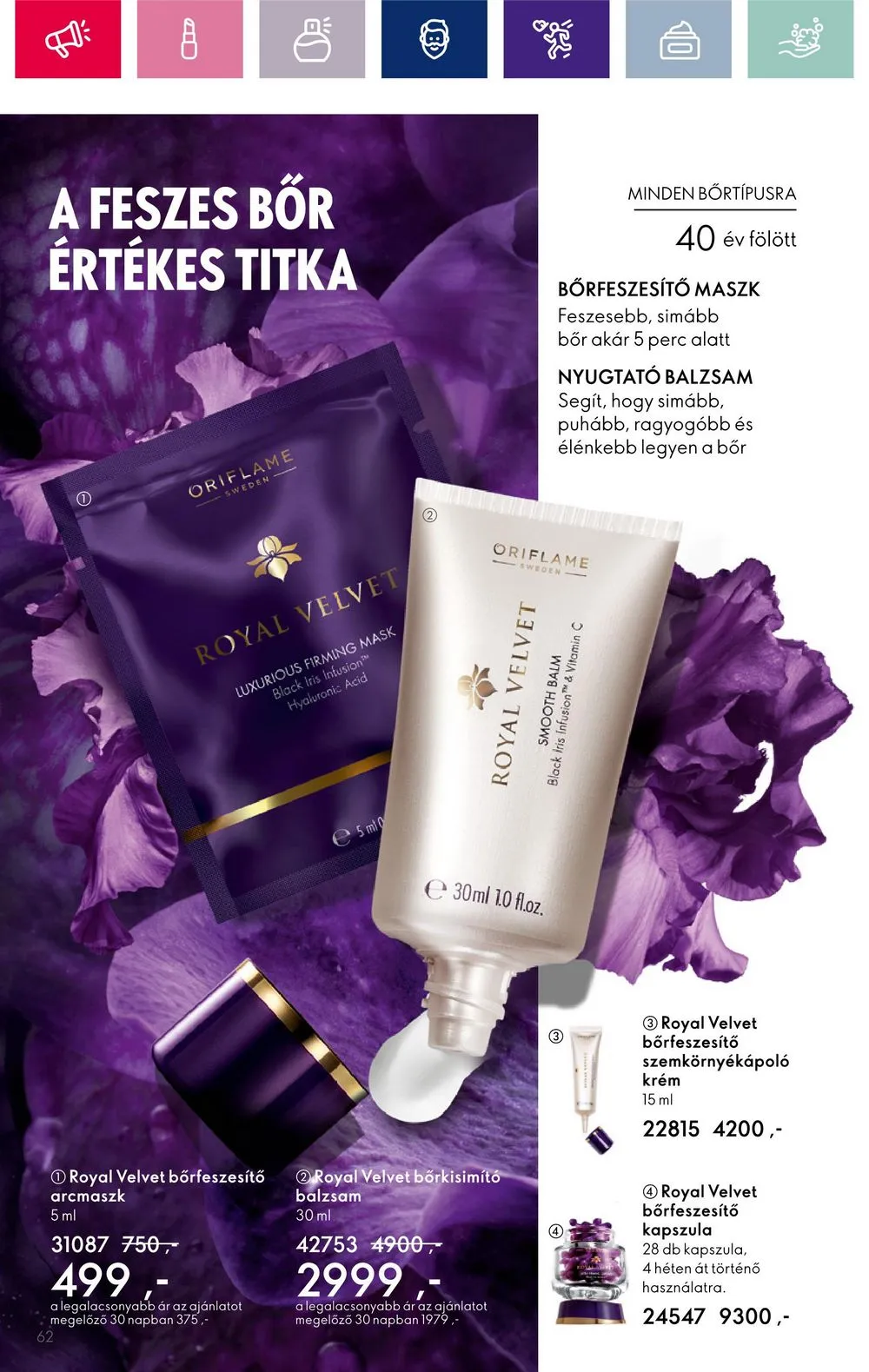 Oriflame akciós újság 12.06–12.27 – 62. oldal