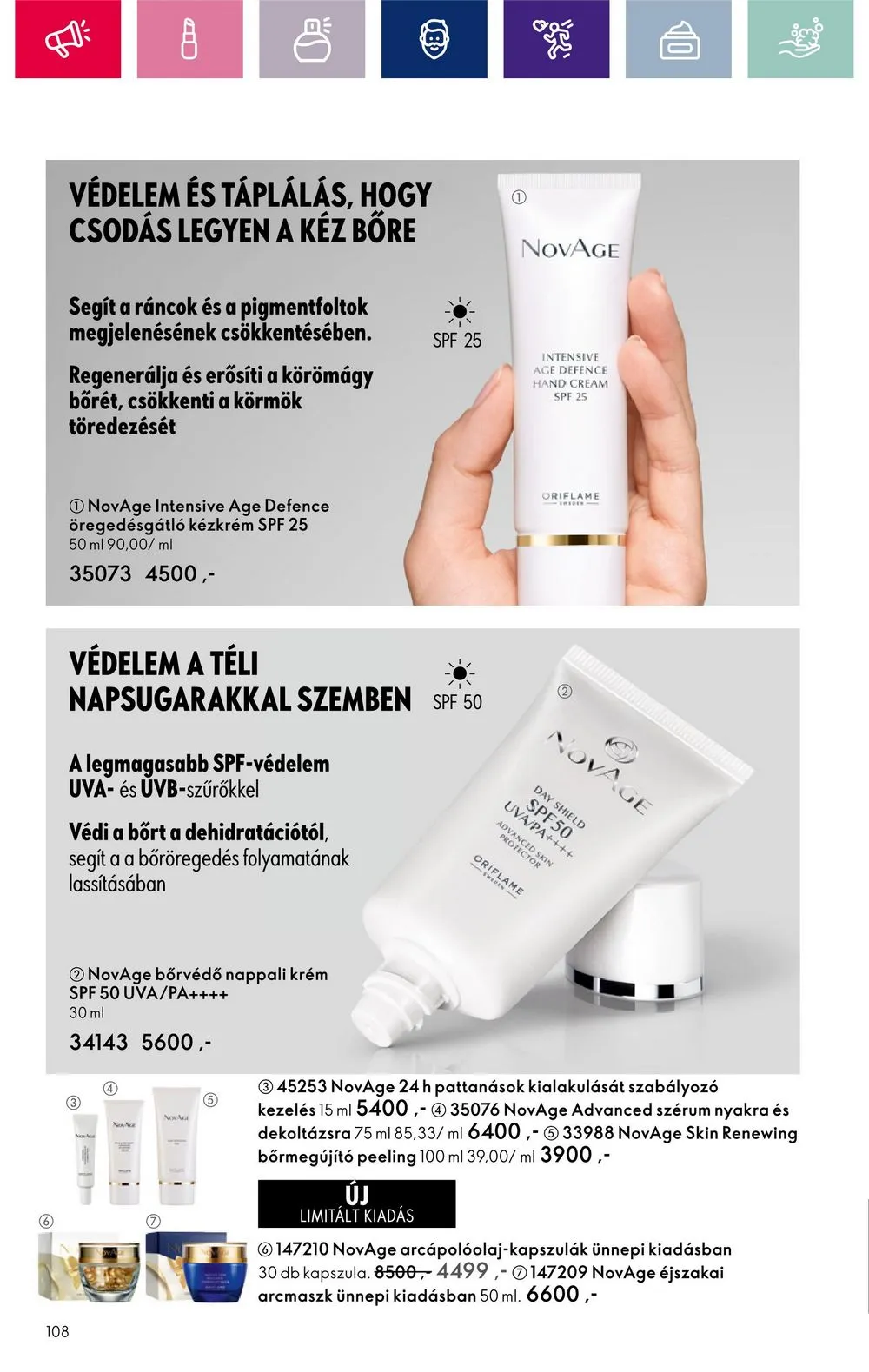 Oriflame akciós újság 12.28–01.22 – 108. oldal