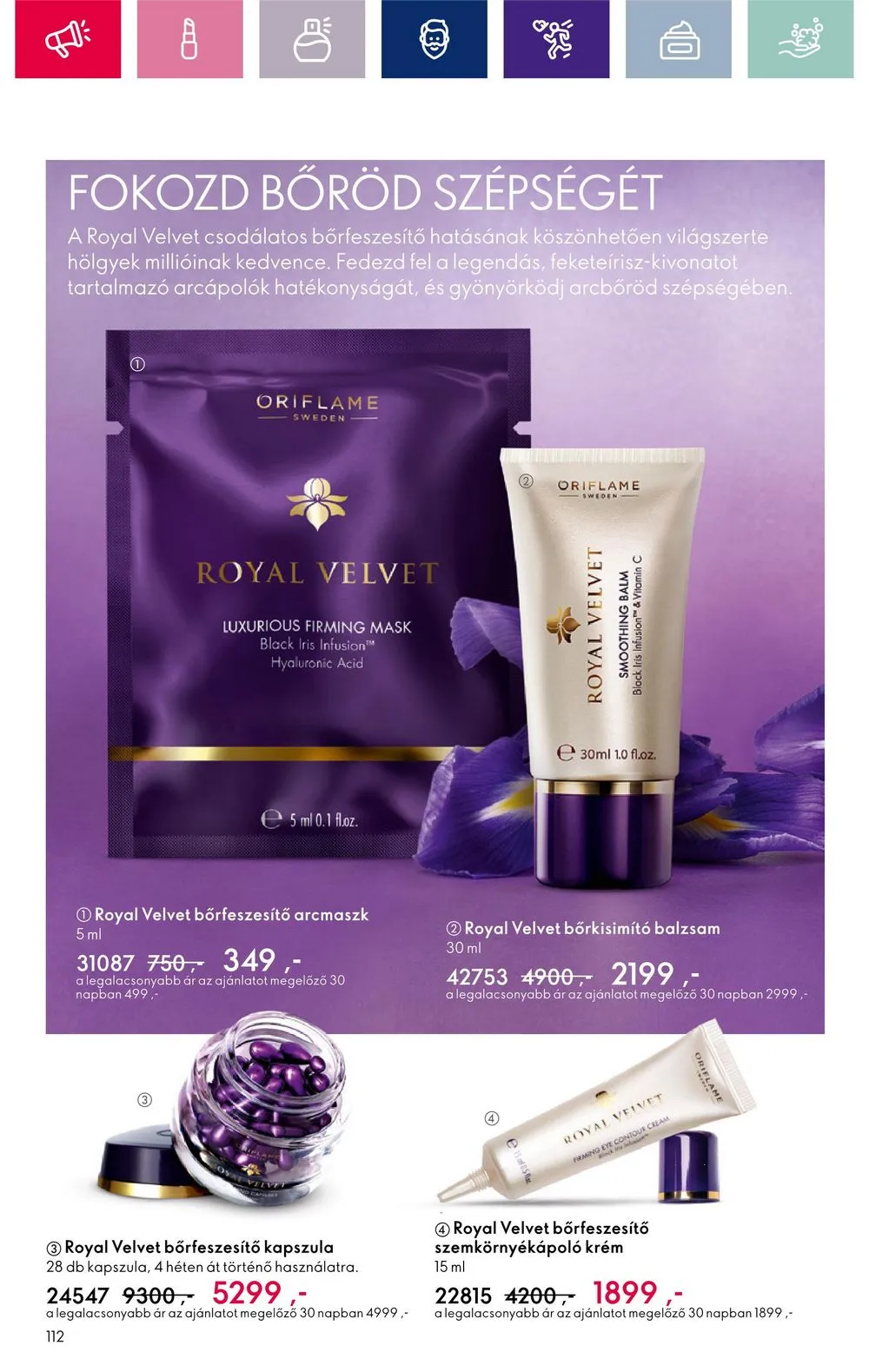 Oriflame akciós újság 12.28–01.22 – 112. oldal