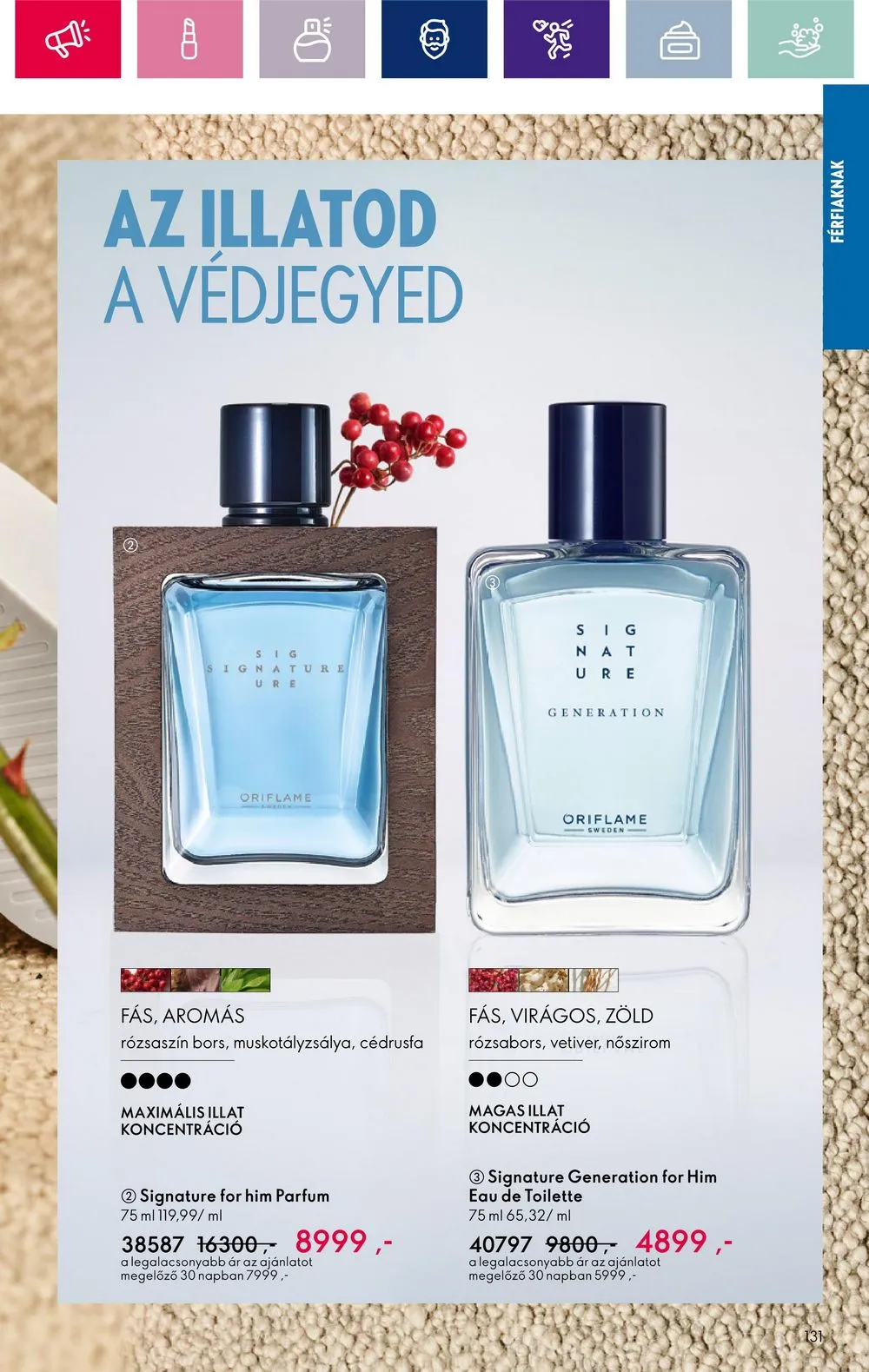 Oriflame akciós újság 12.28–01.22 – 131. oldal