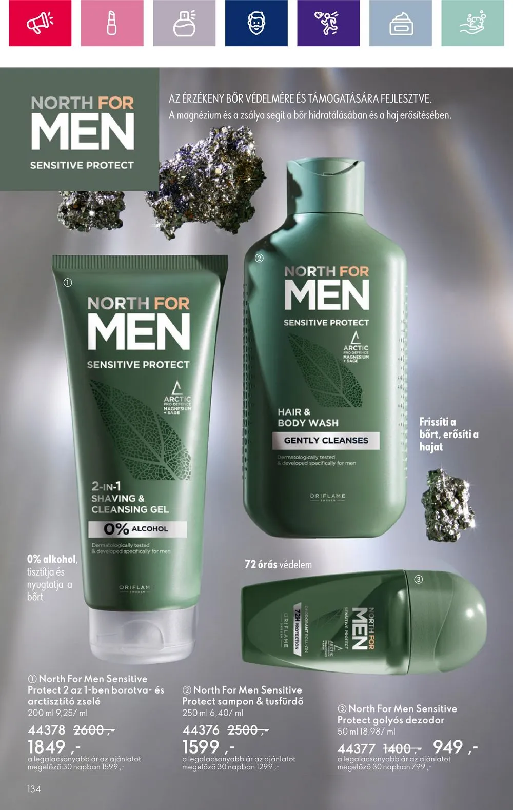 Oriflame akciós újság 12.28–01.22 – 134. oldal