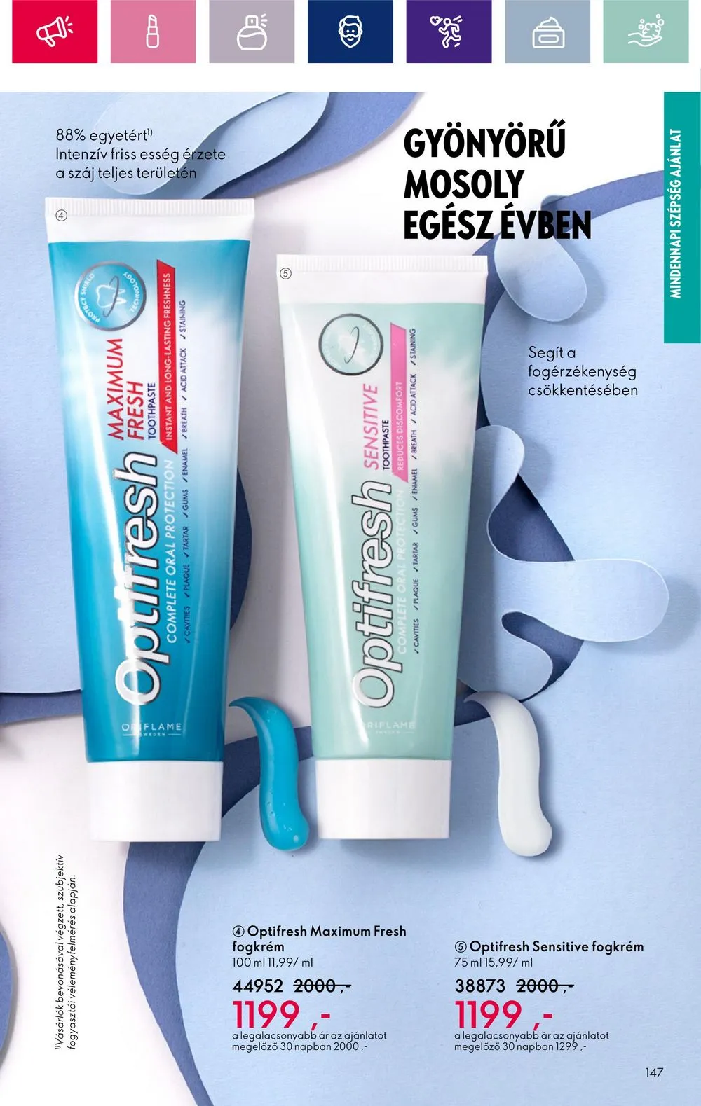 Oriflame akciós újság 12.28–01.22 – 147. oldal