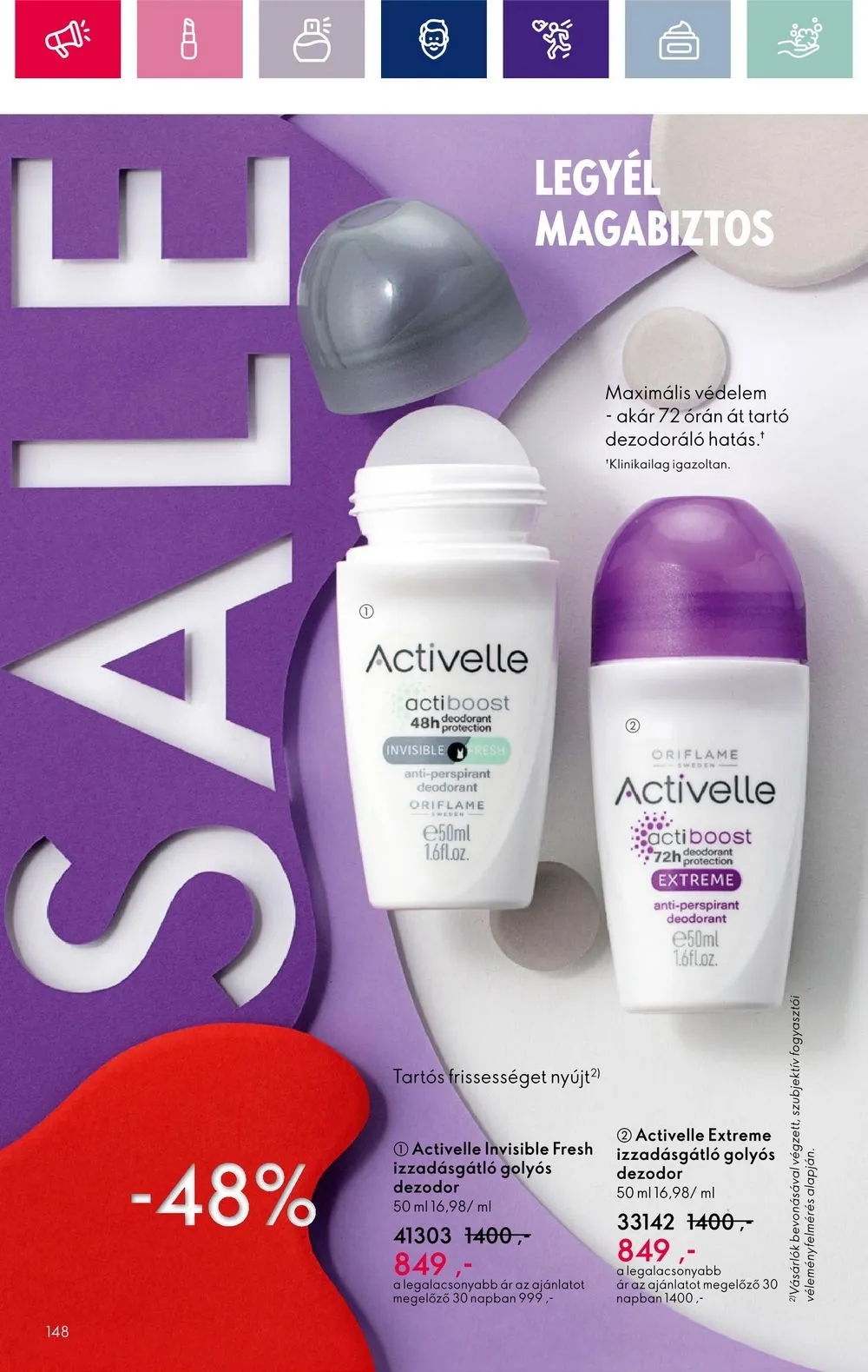 Oriflame akciós újság 12.28–01.22 – 148. oldal
