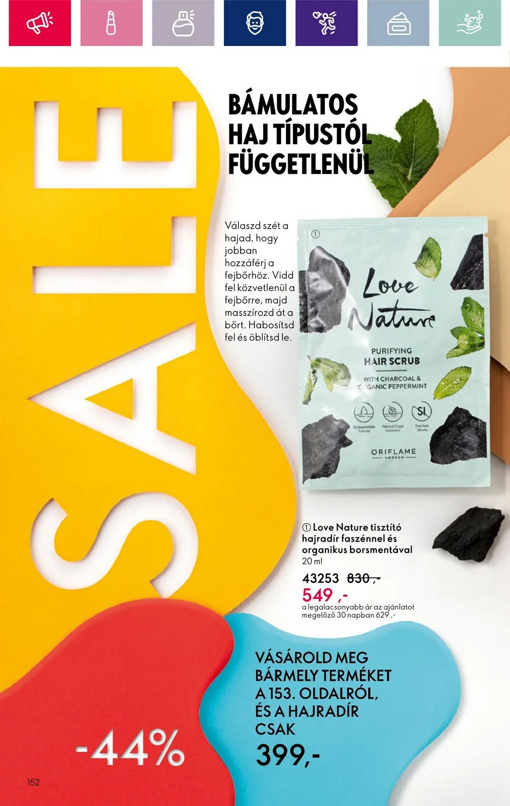Oriflame akciós újság 12.28–01.22 – 152. oldal