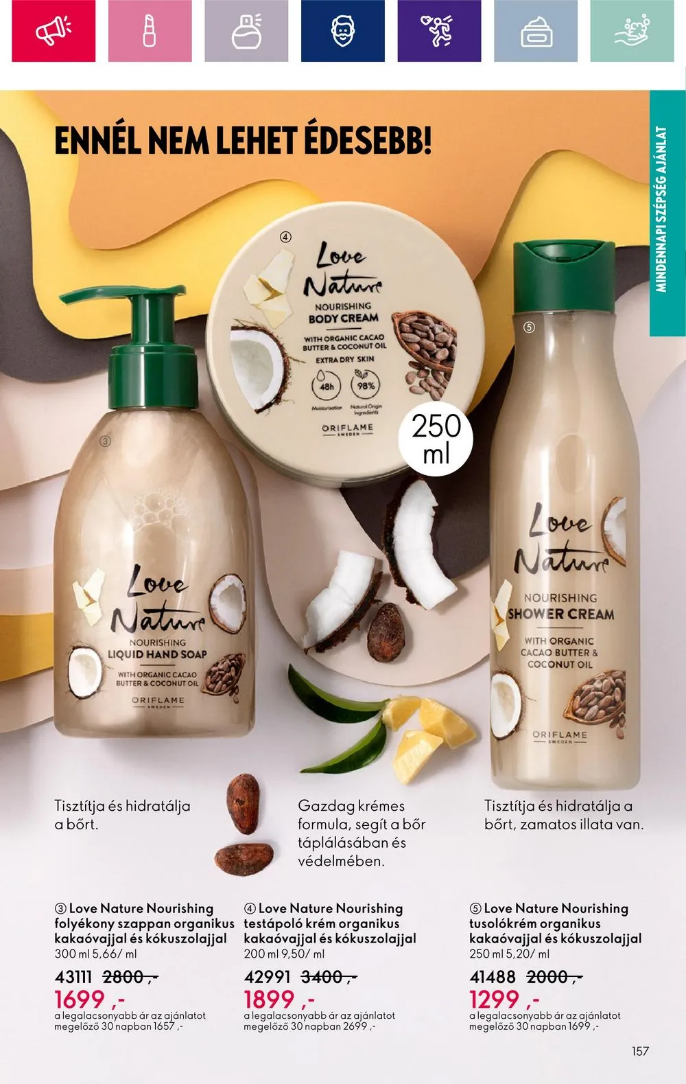 Oriflame akciós újság 12.28–01.22 – 157. oldal