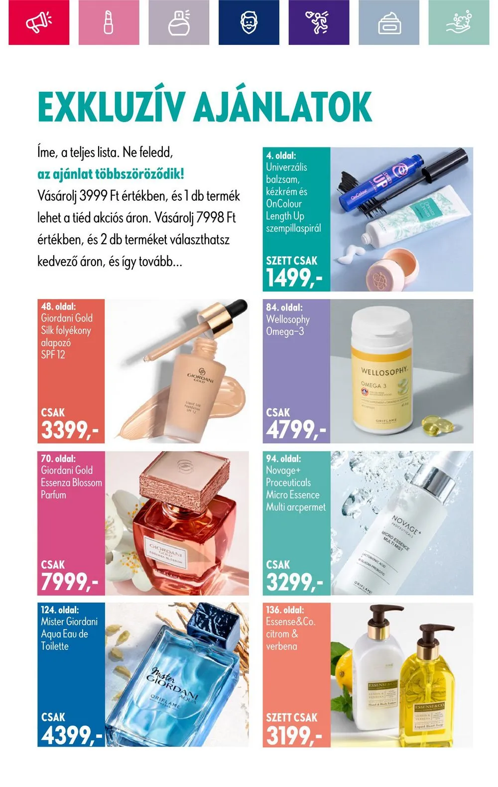 Oriflame akciós újság 12.28–01.22 – 3. oldal