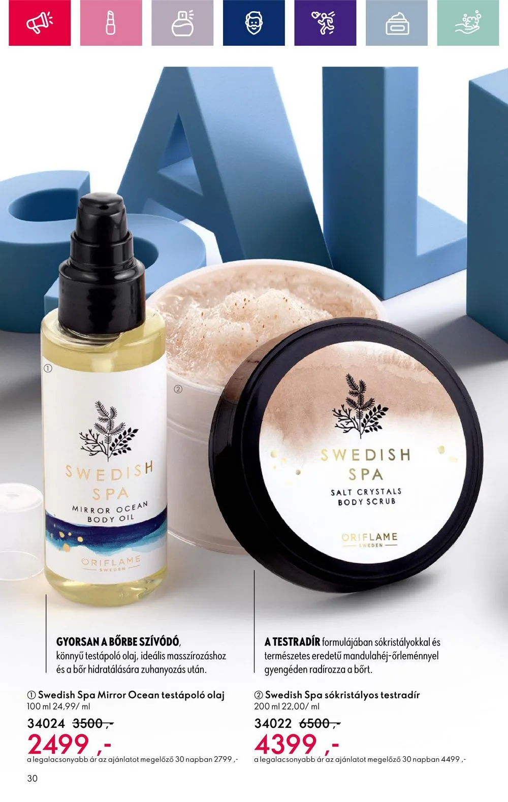 Oriflame akciós újság 12.28–01.22 – 30. oldal