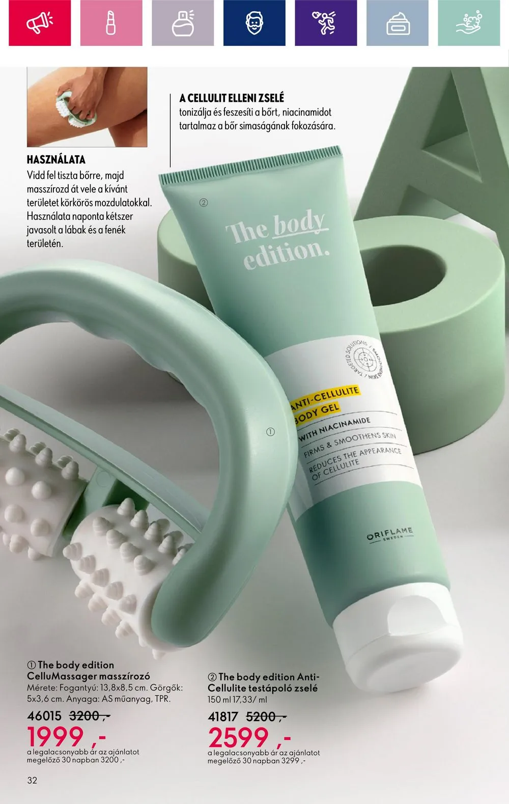 Oriflame akciós újság 12.28–01.22 – 32. oldal