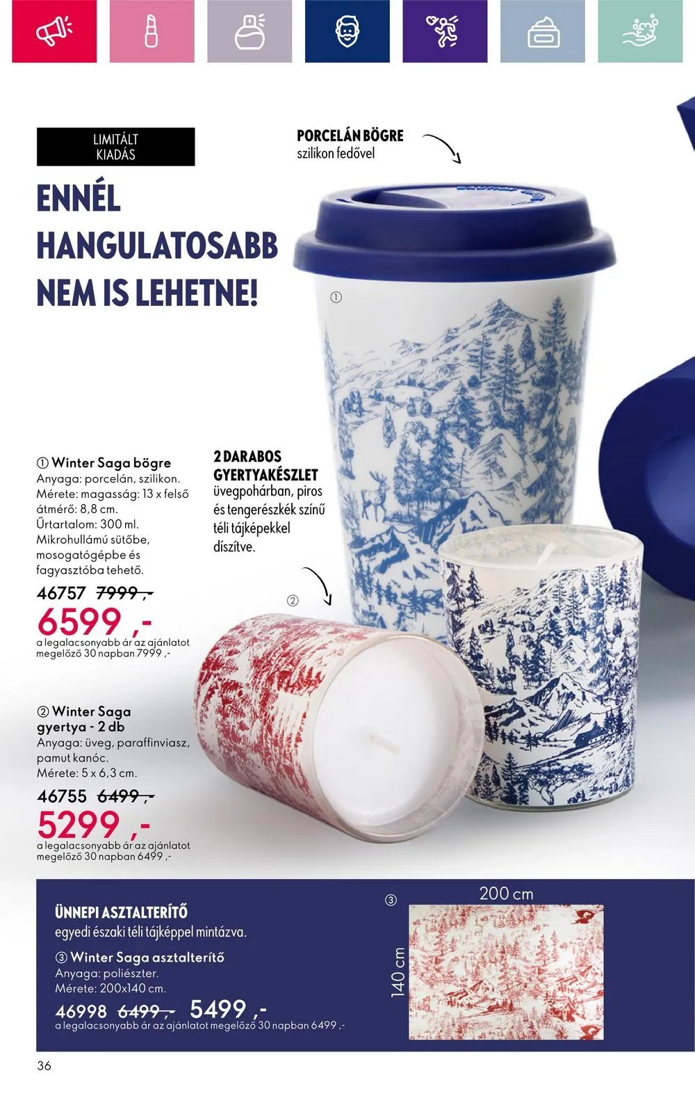 Oriflame akciós újság 12.28–01.22 – 36. oldal