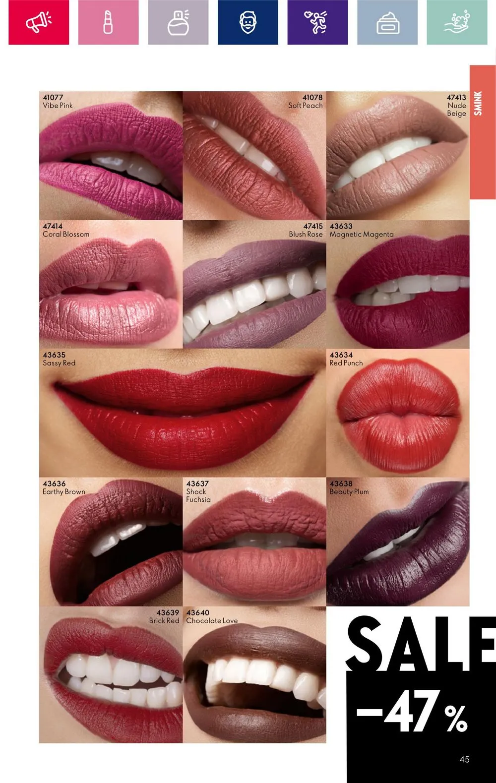 Oriflame akciós újság 12.28–01.22 – 45. oldal
