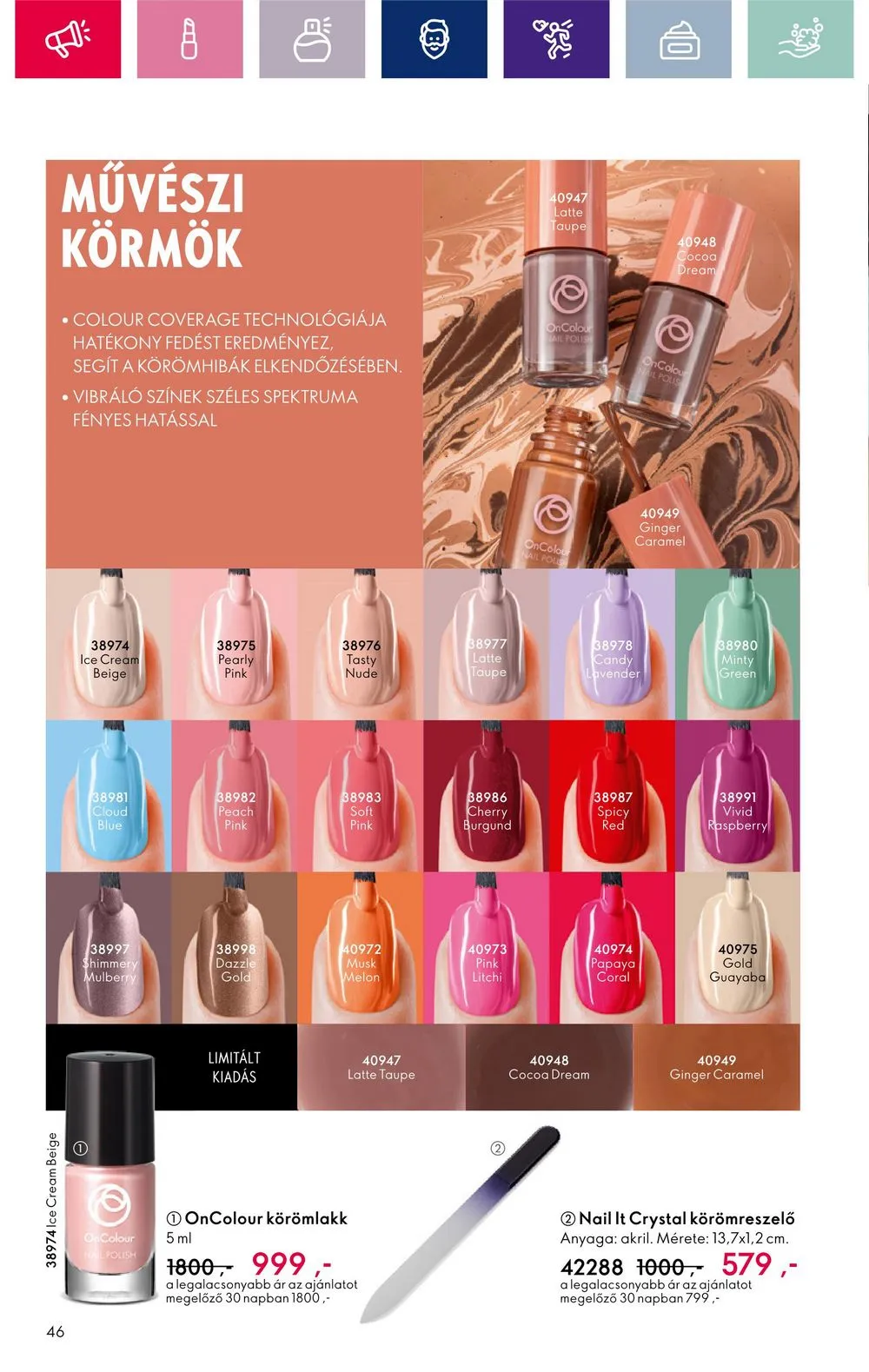 Oriflame akciós újság 12.28–01.22 – 46. oldal