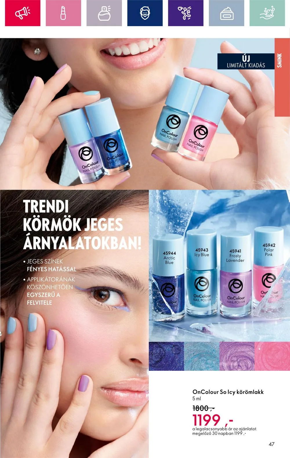 Oriflame akciós újság 12.28–01.22 – 47. oldal