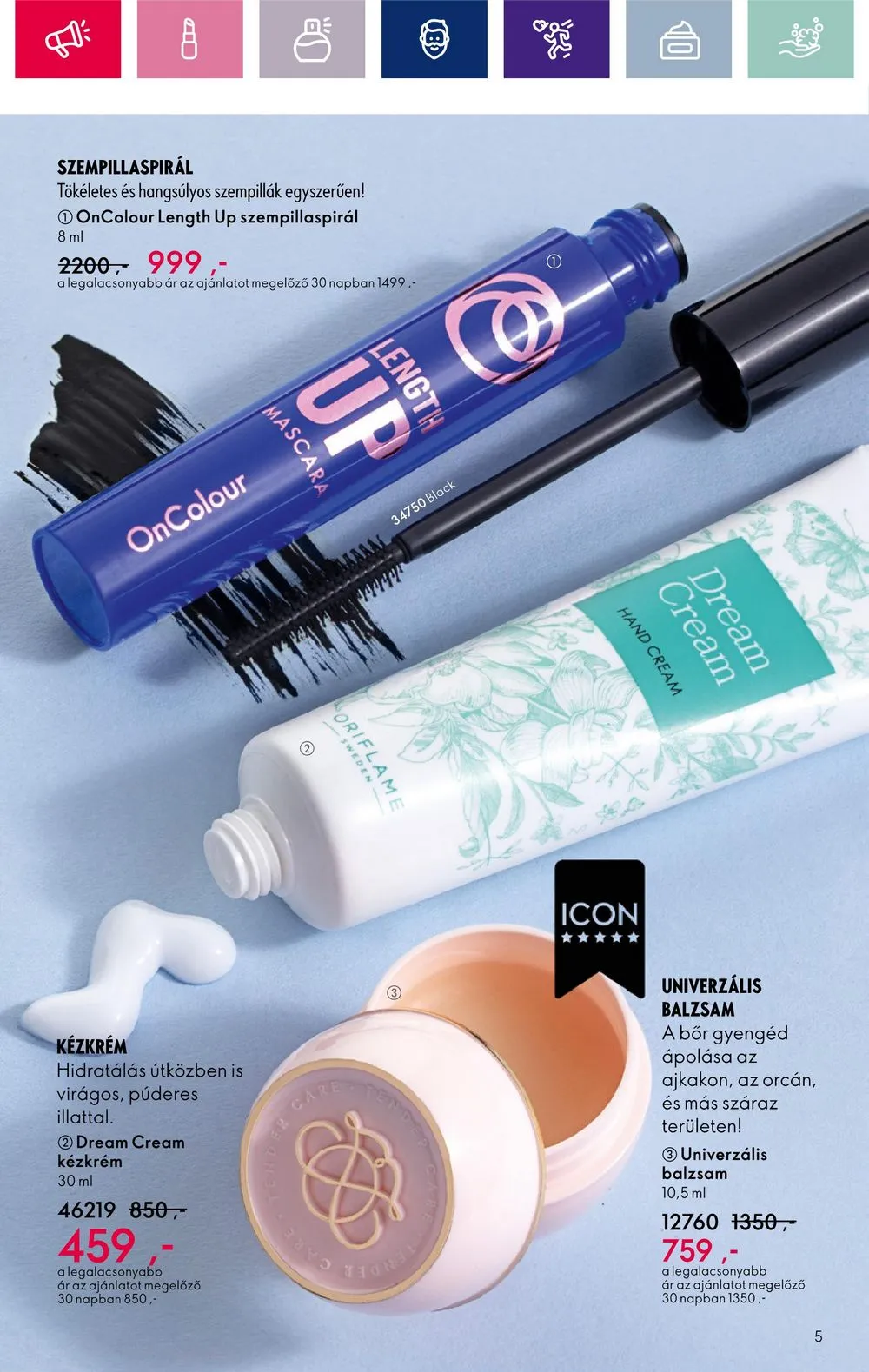 Oriflame akciós újság 12.28–01.22 – 5. oldal