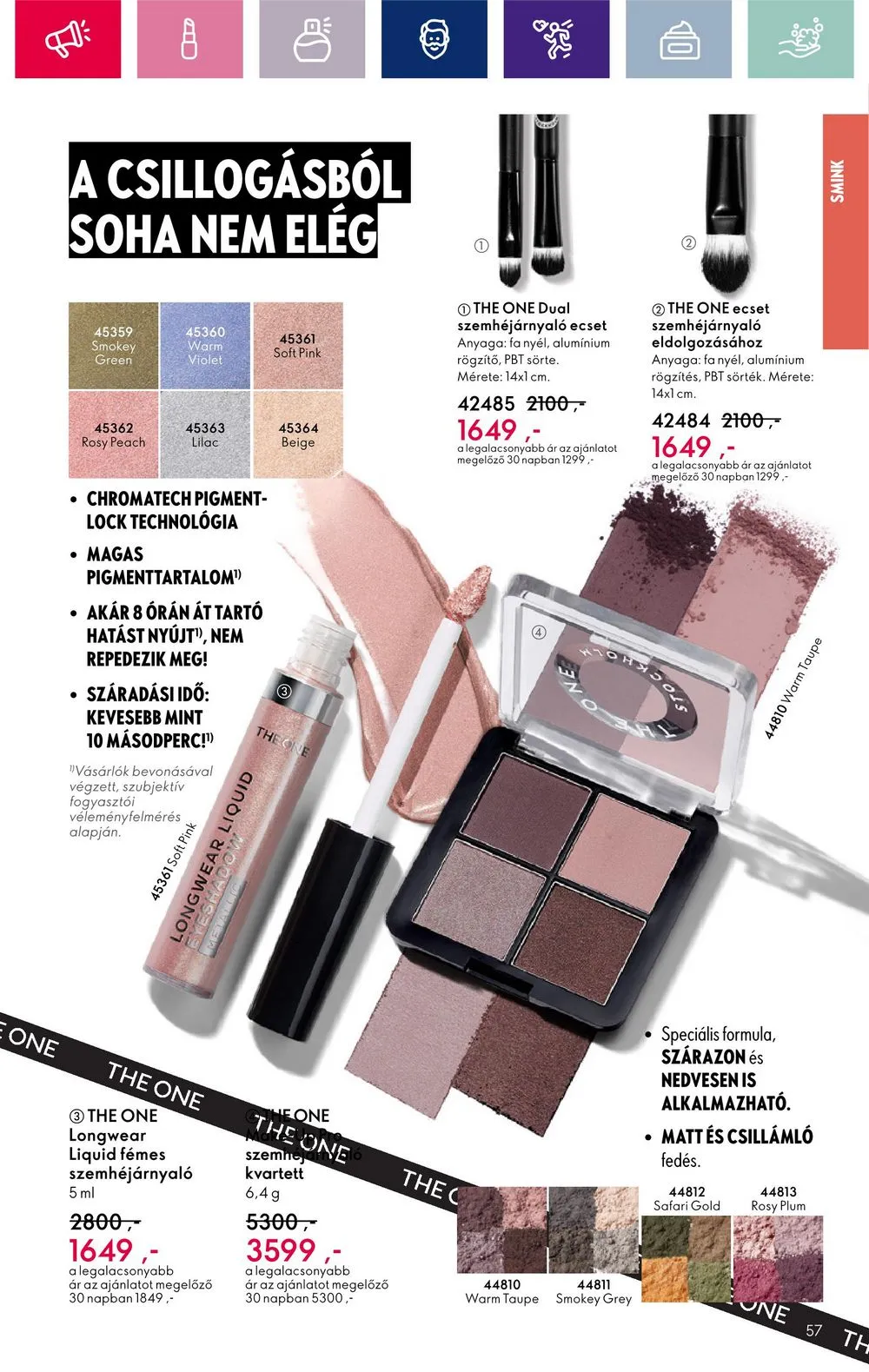 Oriflame akciós újság 12.28–01.22 – 57. oldal