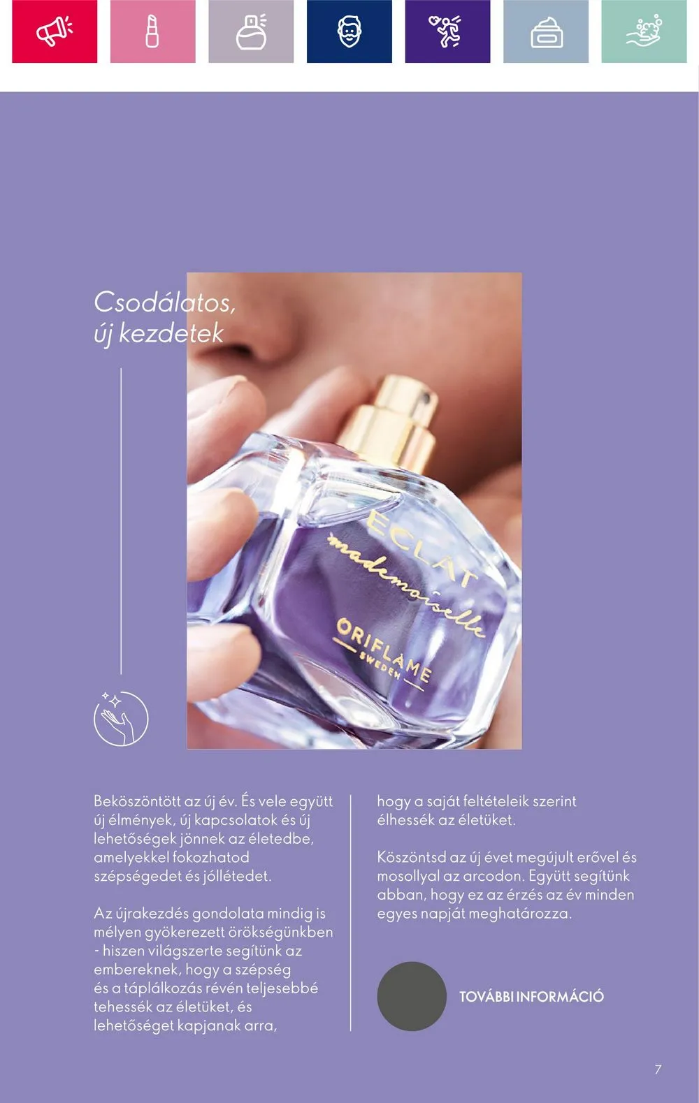 Oriflame akciós újság 12.28–01.22 – 7. oldal