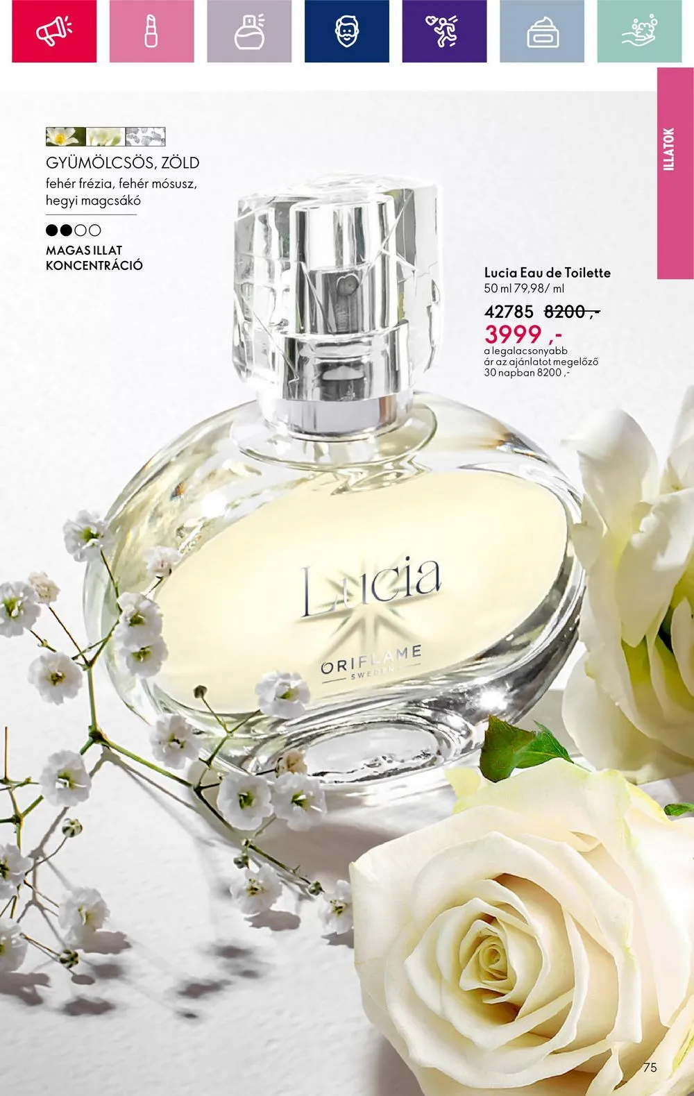 Oriflame akciós újság 12.28–01.22 – 75. oldal