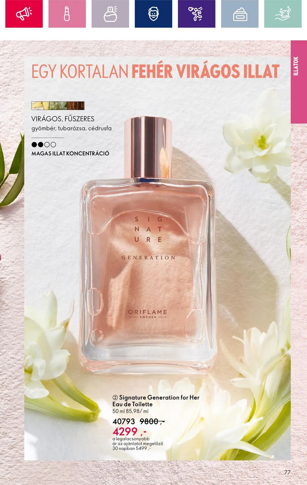 Oriflame akciós újság 12.28–01.22 – 77. oldal