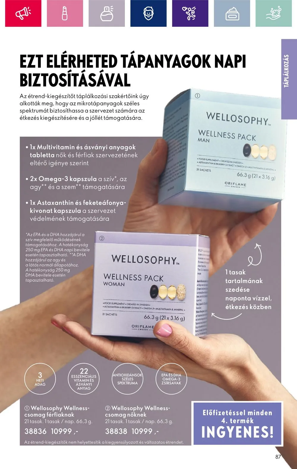 Oriflame akciós újság 12.28–01.22 – 87. oldal