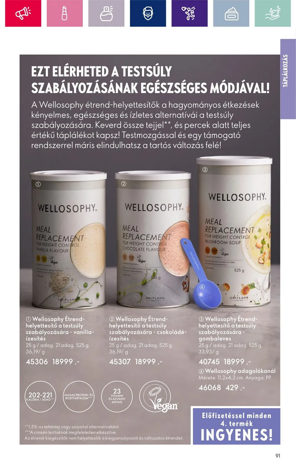 Oriflame akciós újság 12.28–01.22 – 91. oldal