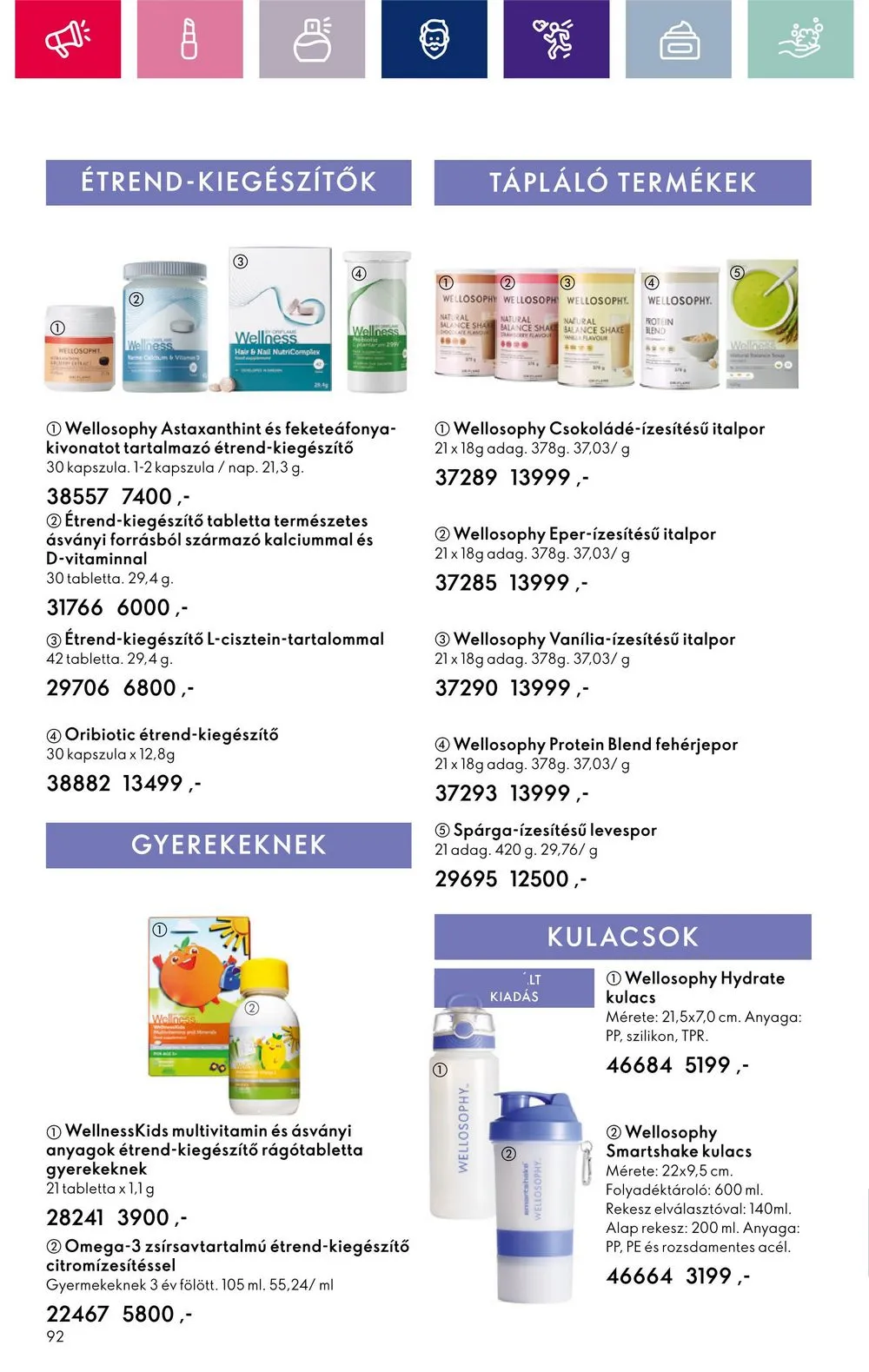 Oriflame akciós újság 12.28–01.22 – 92. oldal