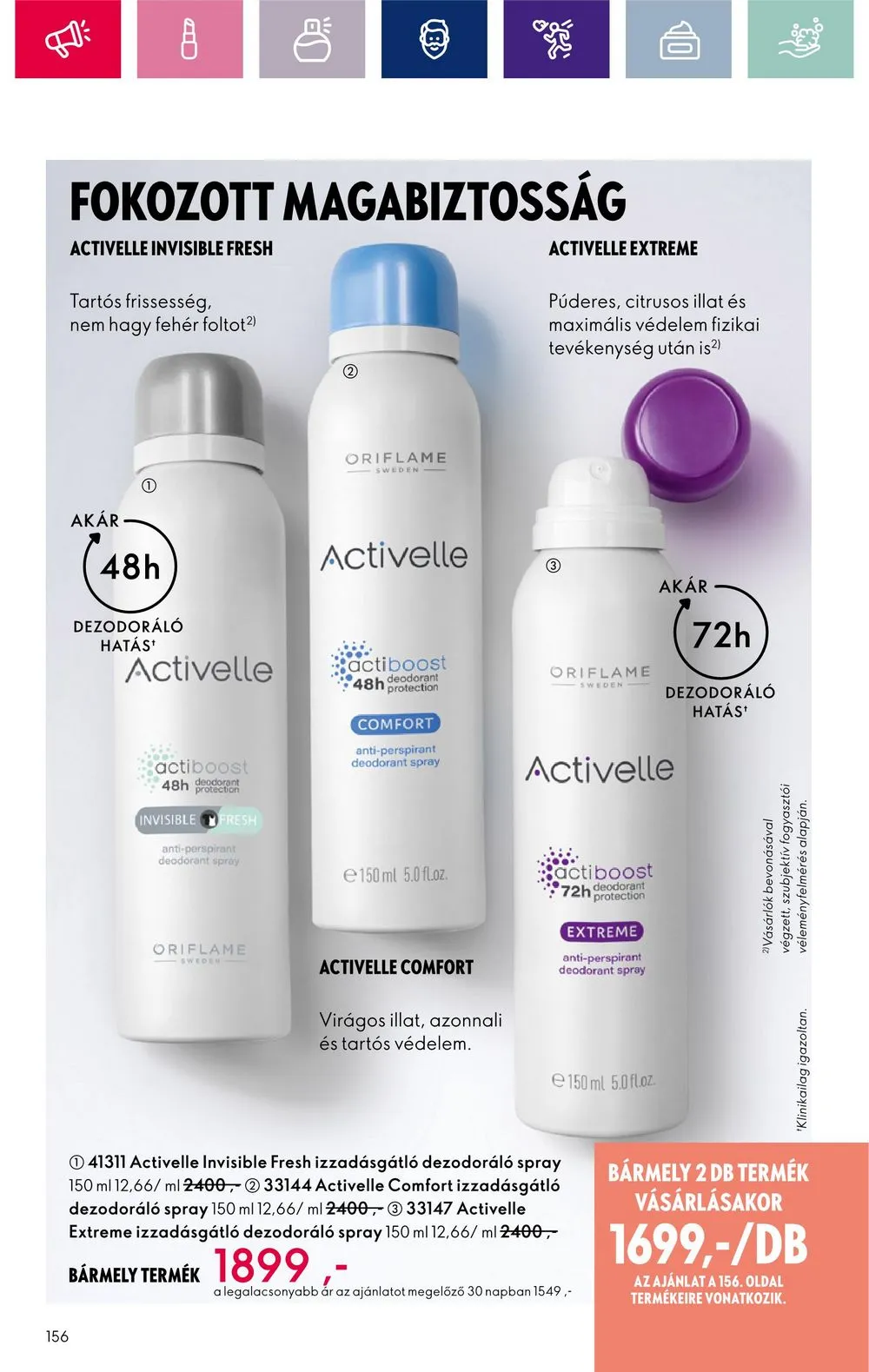 Oriflame akciós újság 02.13–03.04 – 156. oldal