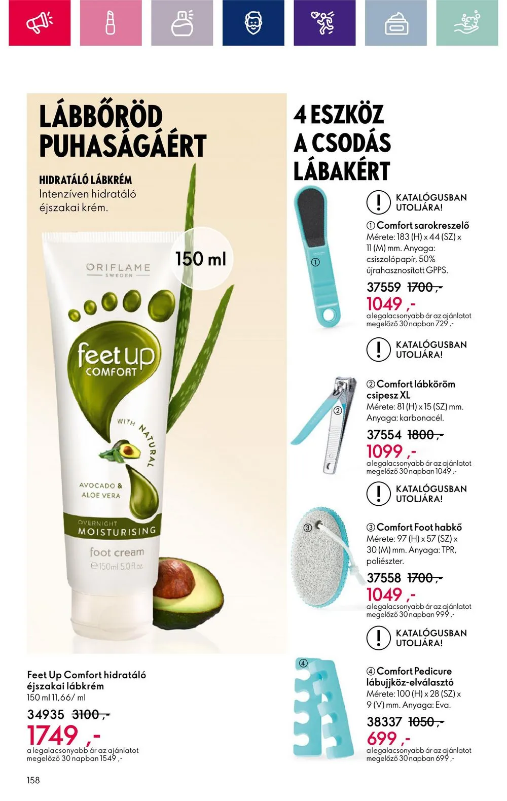 Oriflame akciós újság 02.13–03.04 – 158. oldal