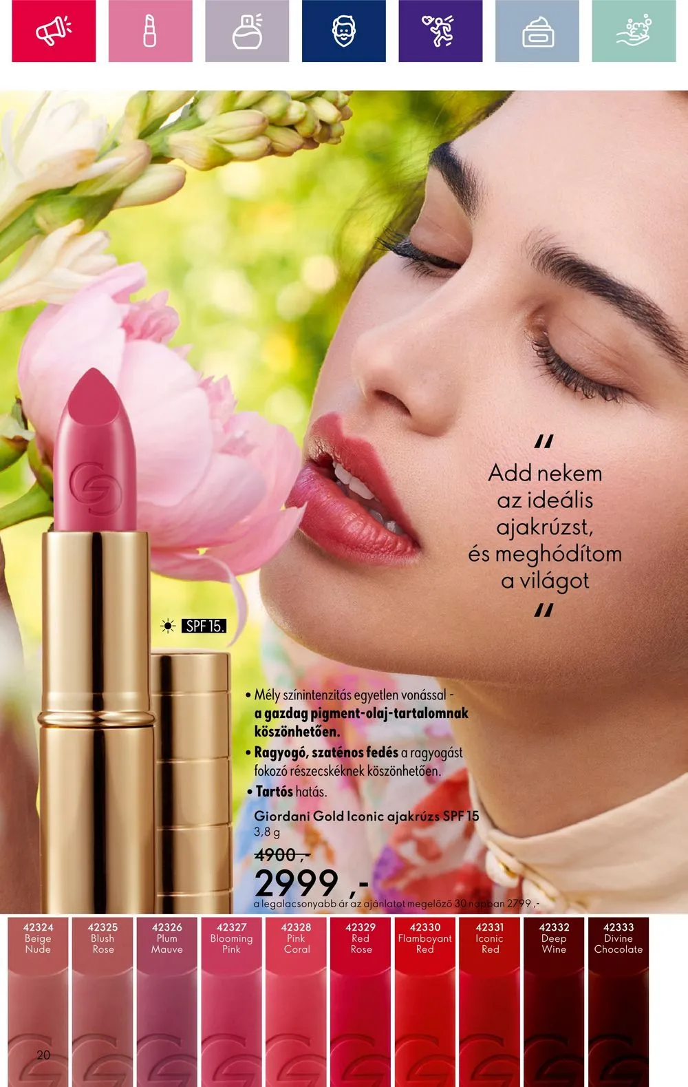 Oriflame akciós újság 02.13–03.04 – 20. oldal