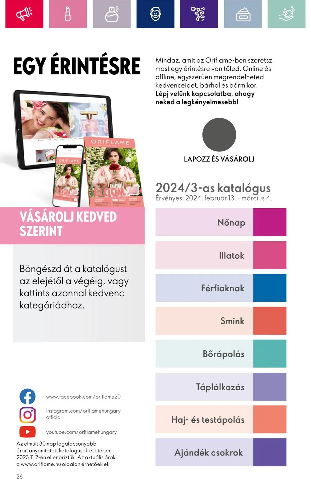 Oriflame akciós újság 02.13–03.04 – 26. oldal
