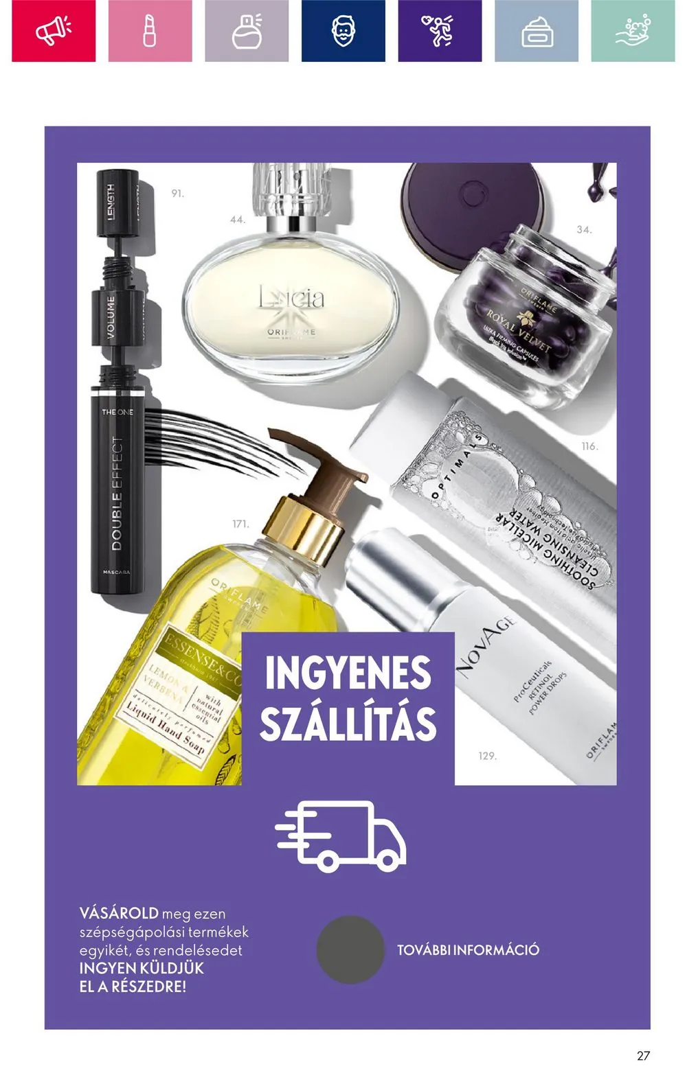 Oriflame akciós újság 02.13–03.04 – 27. oldal