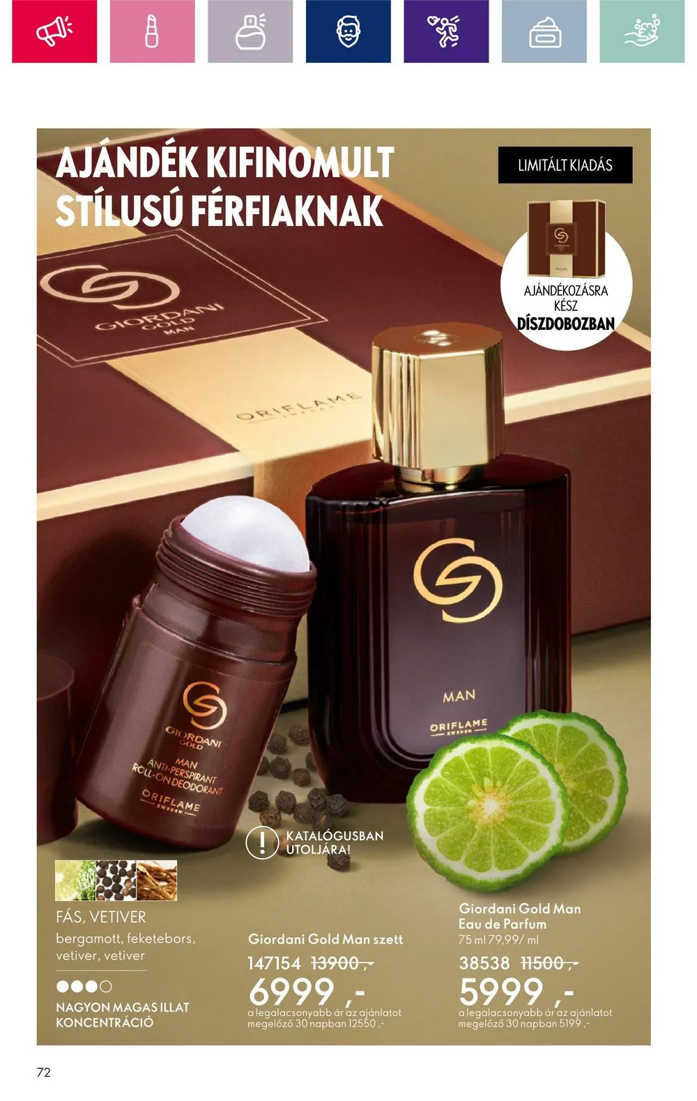 Oriflame akciós újság 02.13–03.04 – 72. oldal