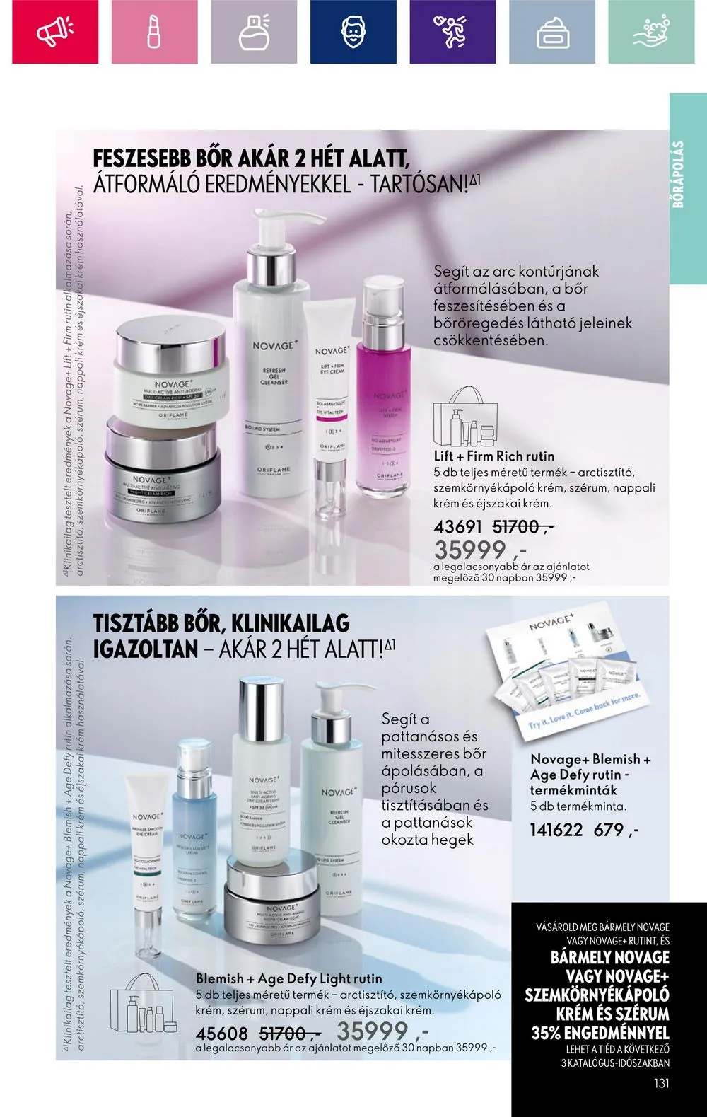 Oriflame akciós újság 03.05–03.25 – 131. oldal