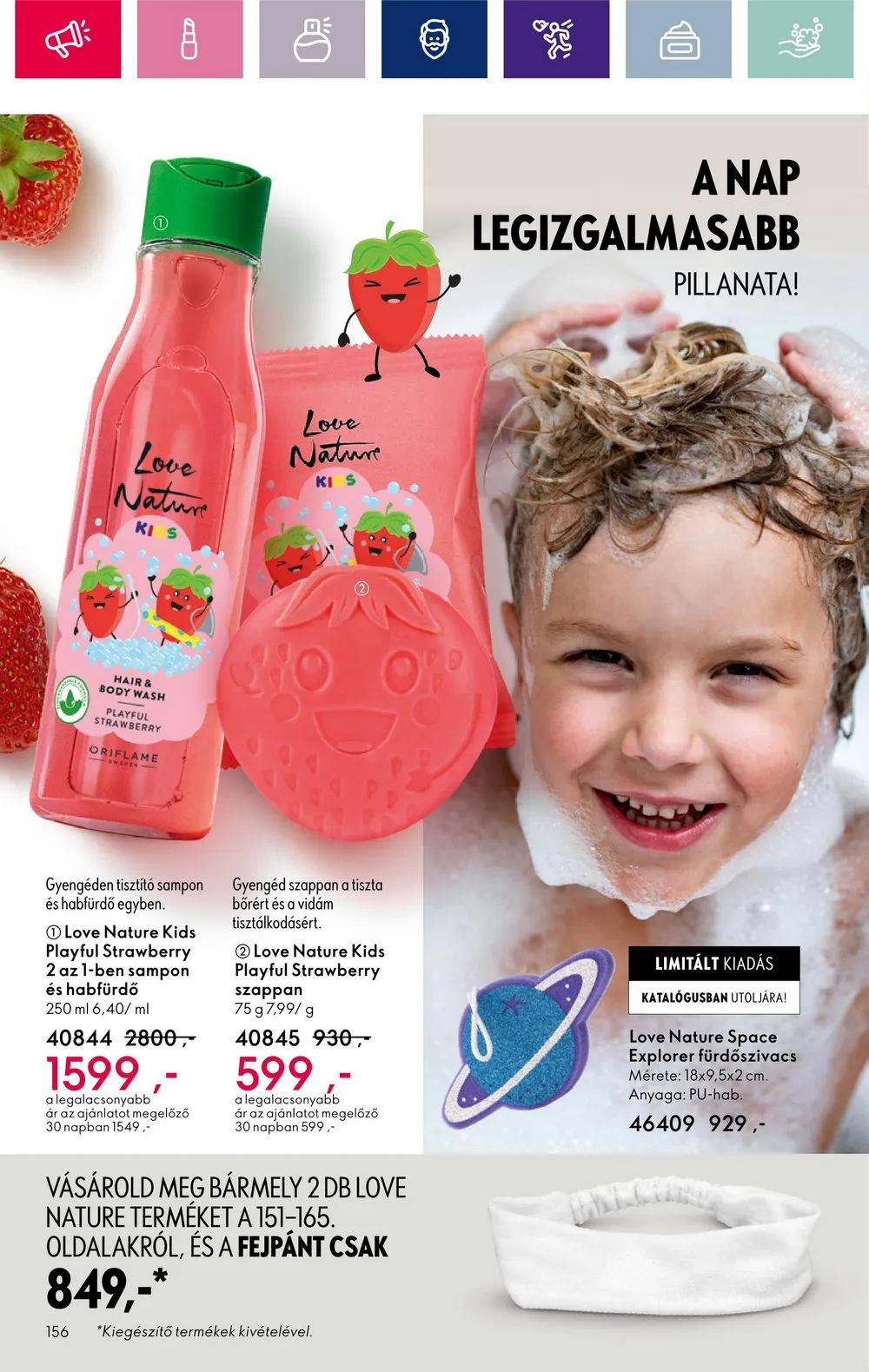 Oriflame akciós újság 03.05–03.25 – 156. oldal