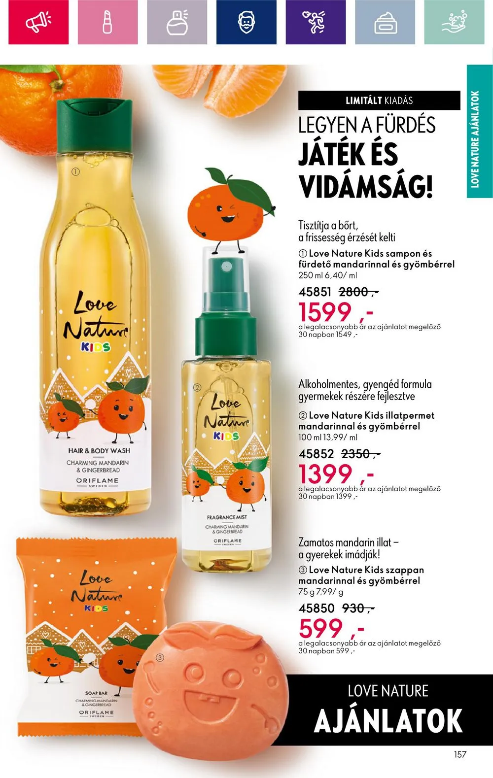 Oriflame akciós újság 03.05–03.25 – 157. oldal
