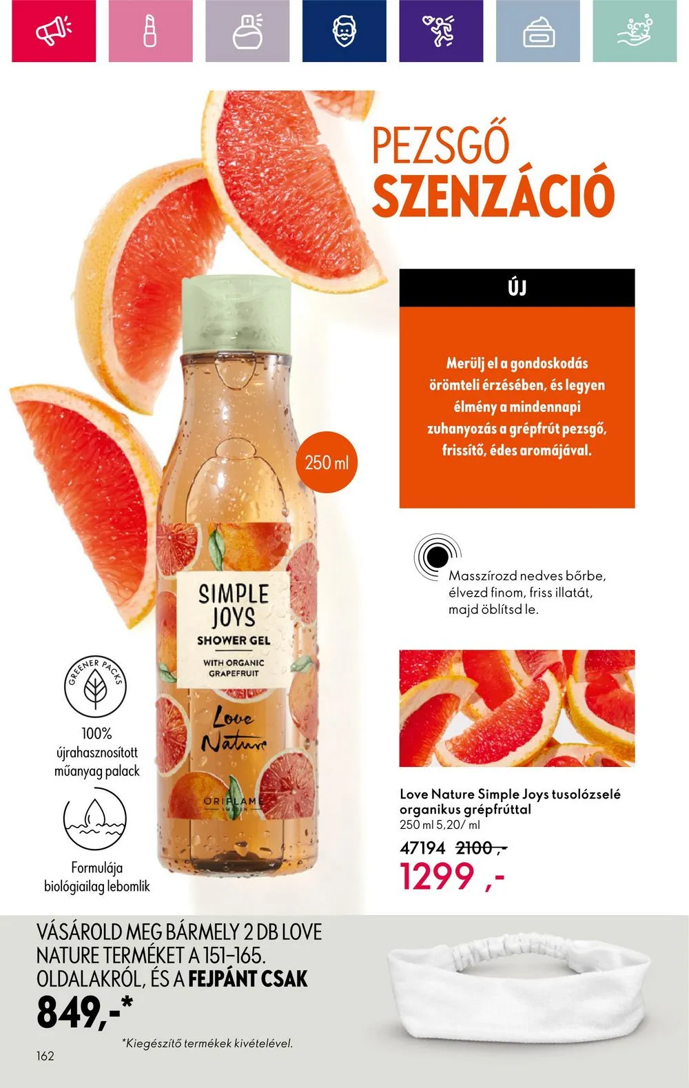 Oriflame akciós újság 03.05–03.25 – 162. oldal