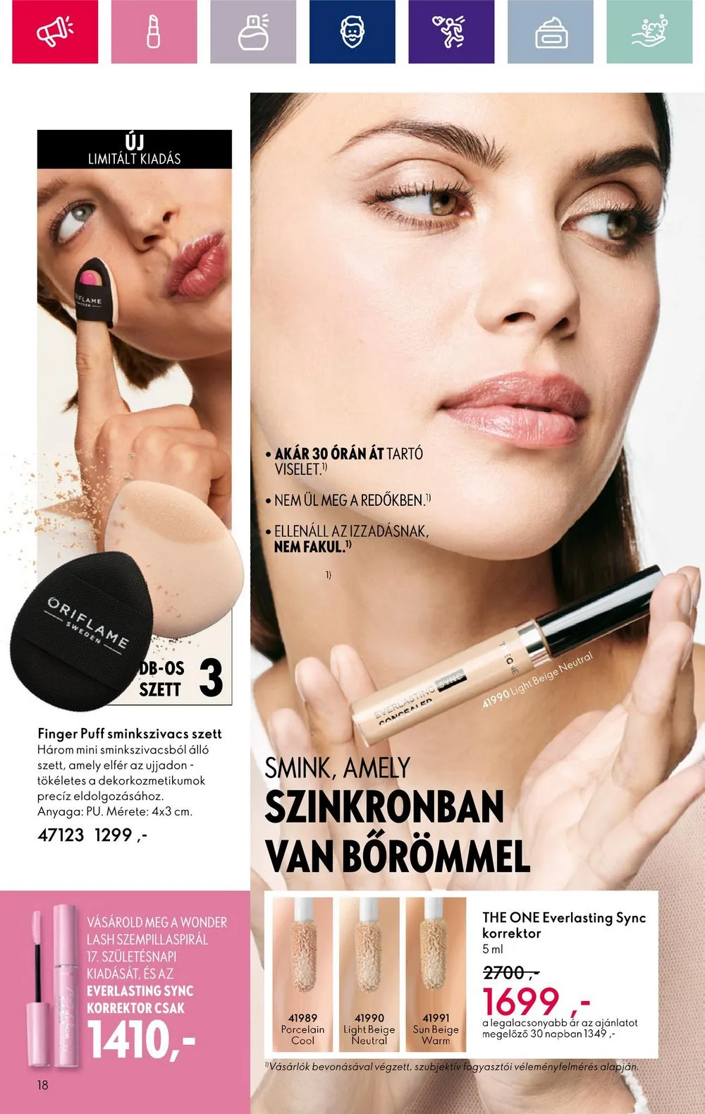Oriflame akciós újság 03.05–03.25 – 18. oldal