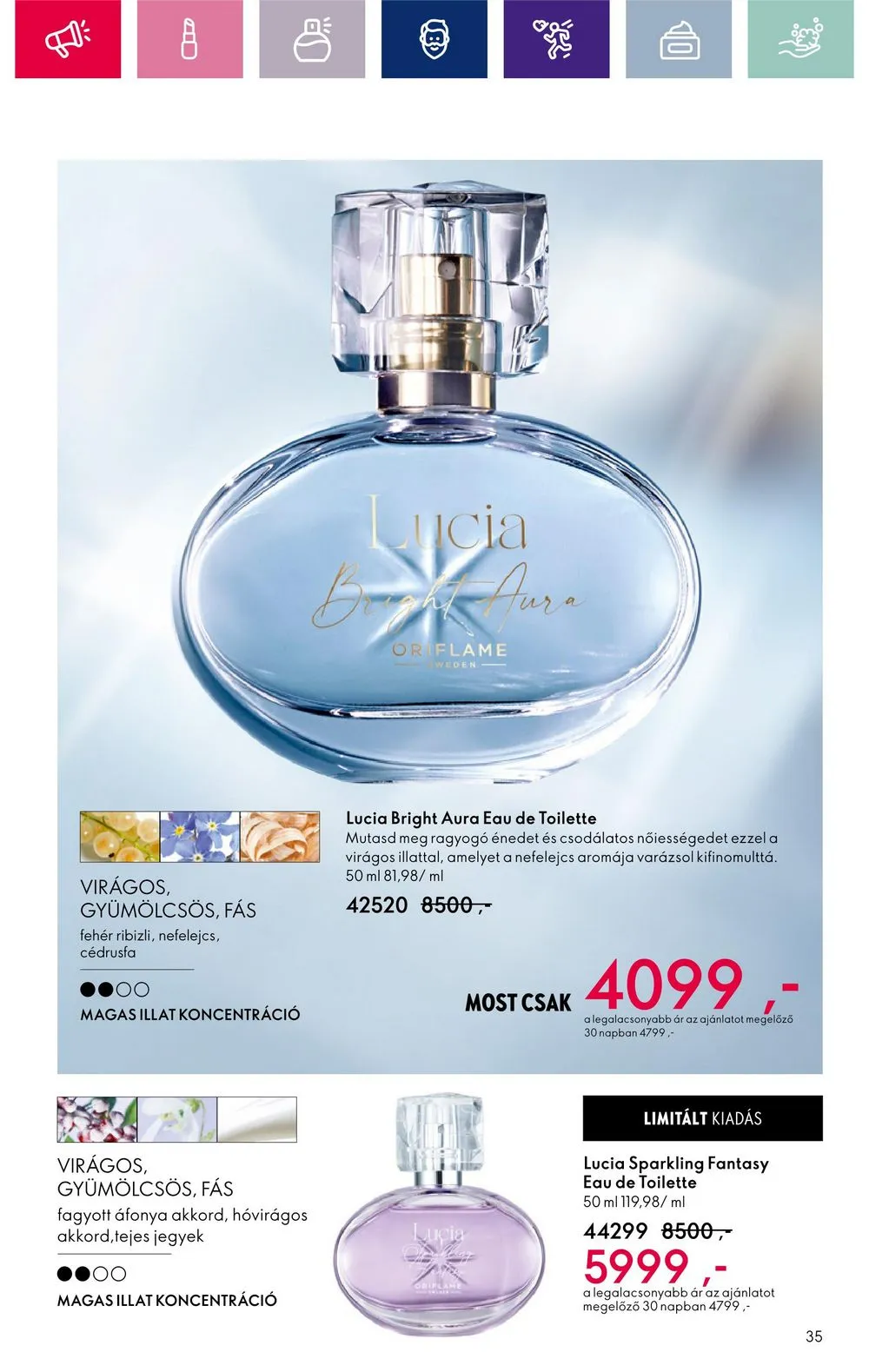 Oriflame akciós újság 03.05–03.25 – 35. oldal