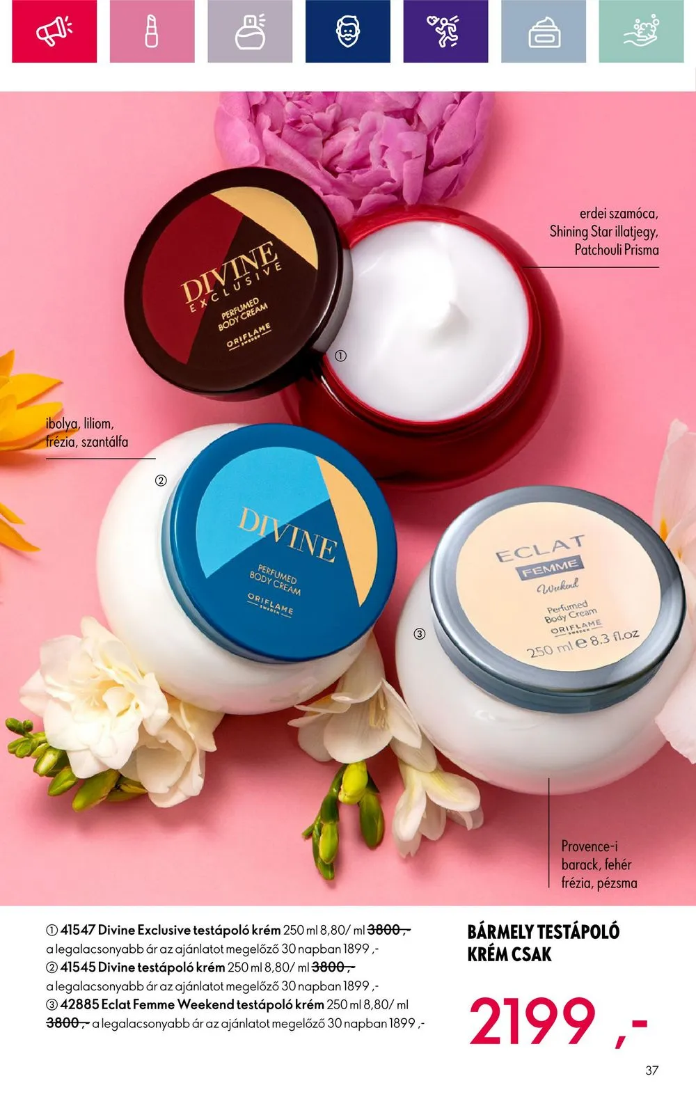 Oriflame akciós újság 03.05–03.25 – 37. oldal