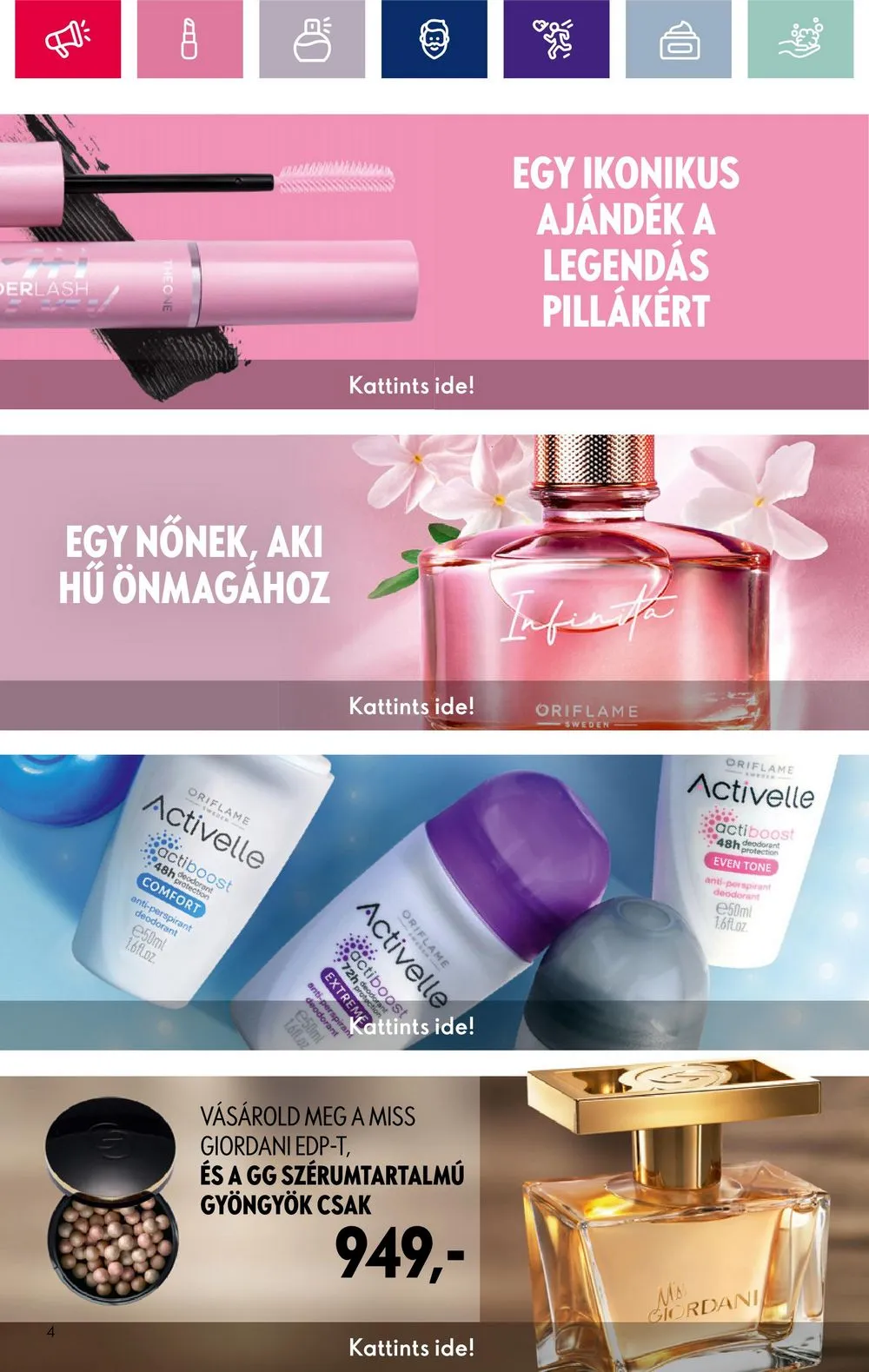 Oriflame akciós újság 03.05–03.25 – 4. oldal