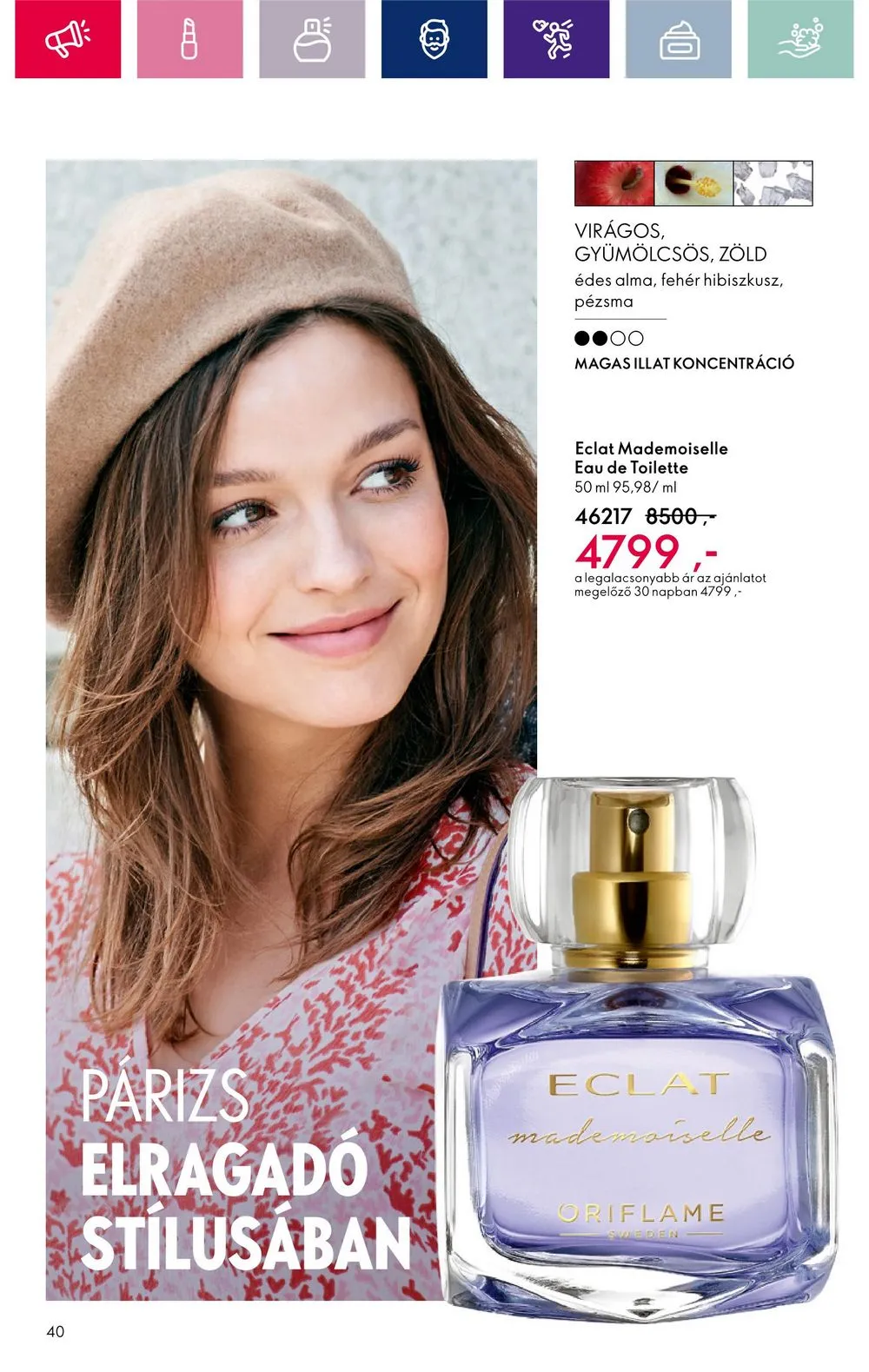 Oriflame akciós újság 03.05–03.25 – 40. oldal