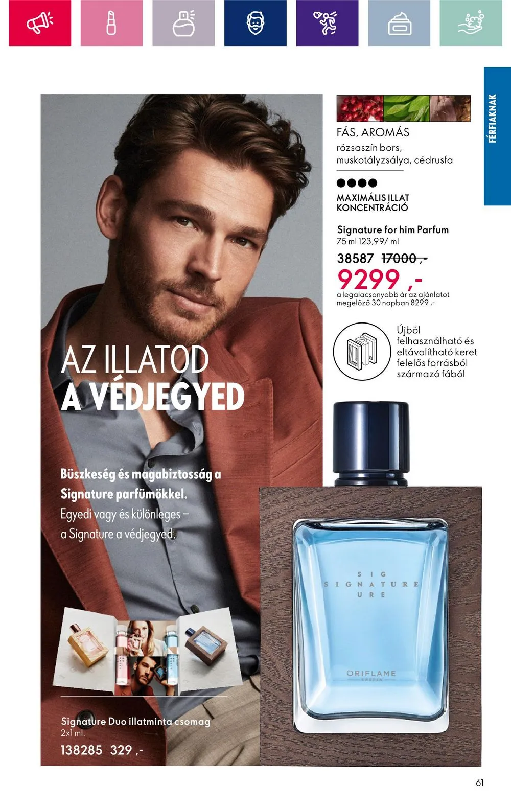Oriflame akciós újság 03.05–03.25 – 61. oldal