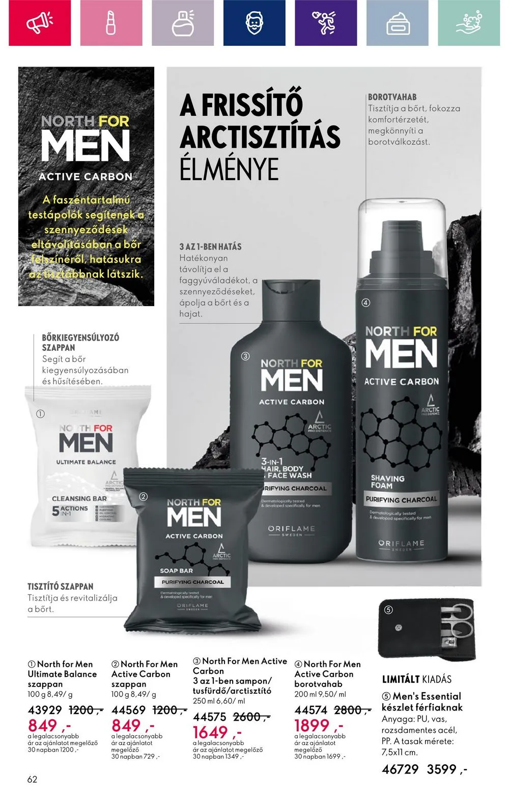 Oriflame akciós újság 03.05–03.25 – 62. oldal