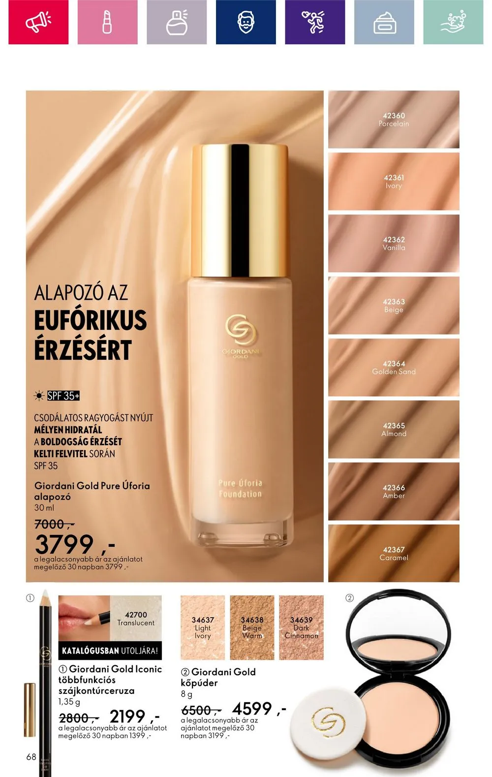 Oriflame akciós újság 03.05–03.25 – 68. oldal