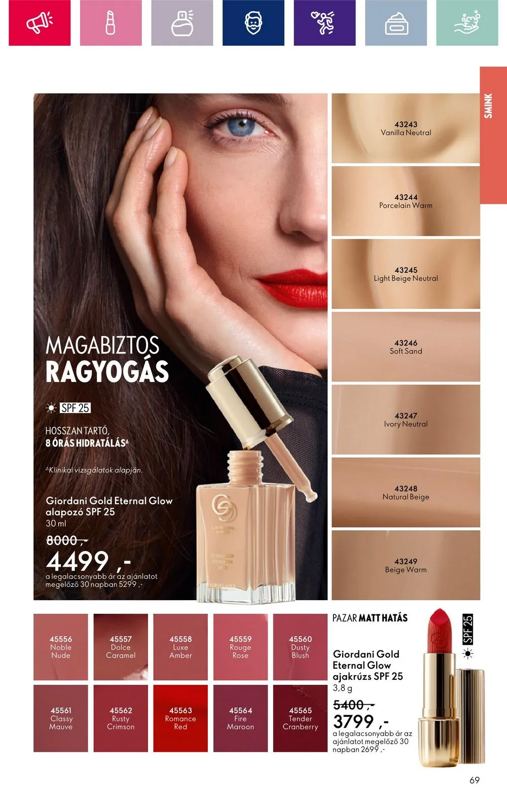 Oriflame akciós újság 03.05–03.25 – 69. oldal
