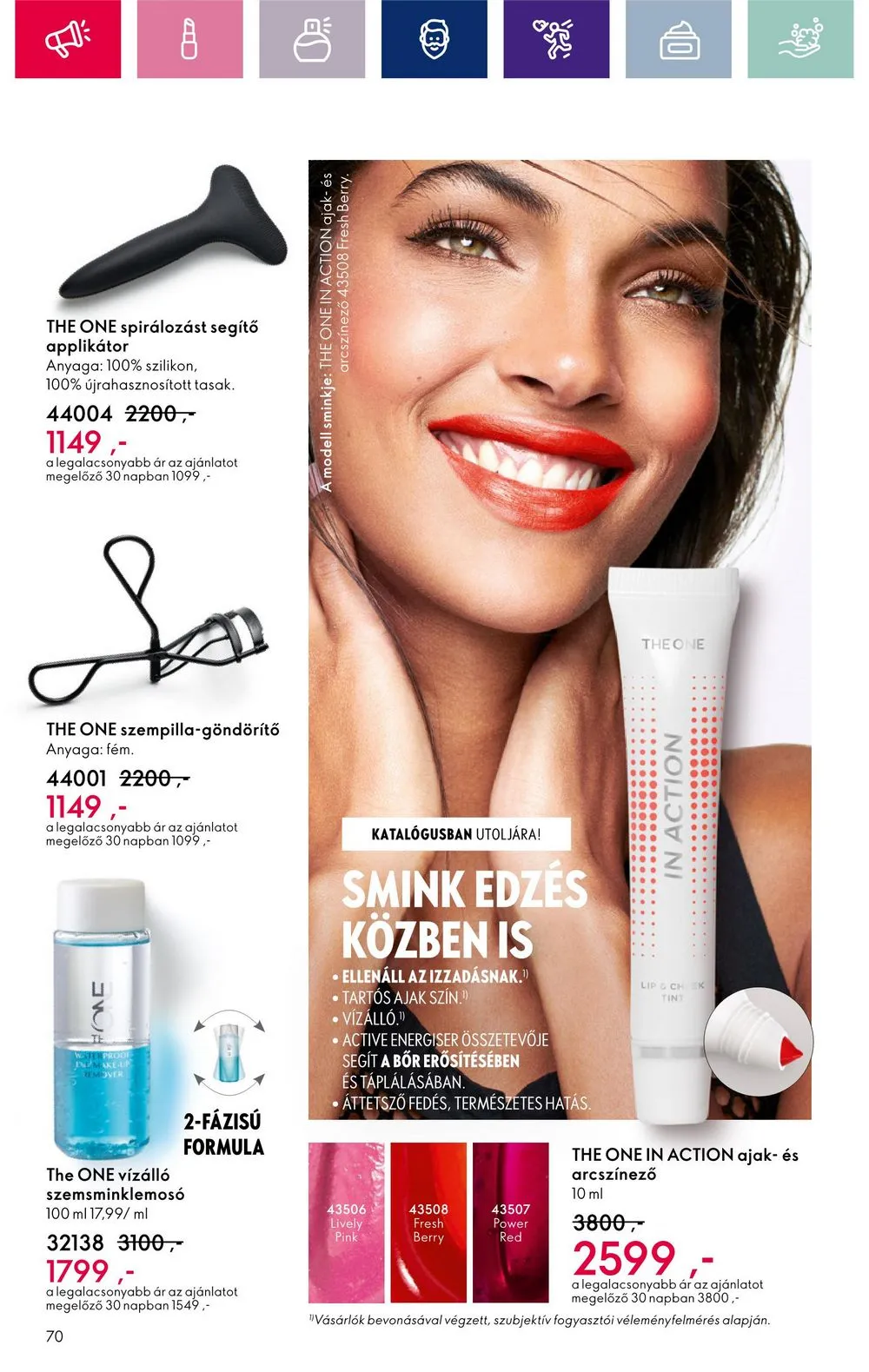 Oriflame akciós újság 03.05–03.25 – 70. oldal
